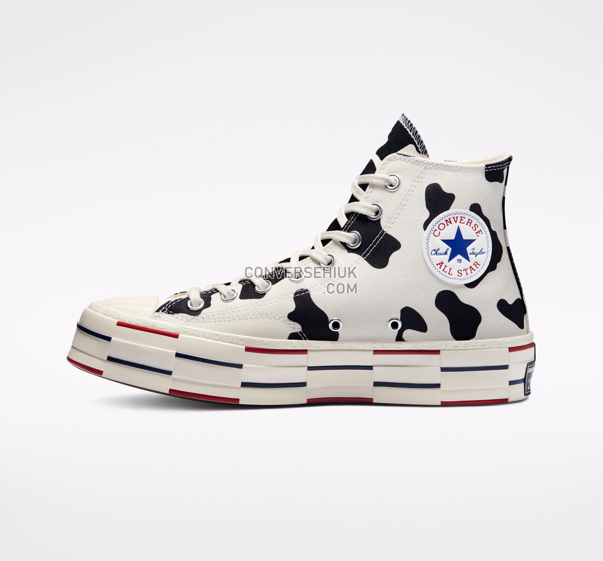 Converse x Brain Dead Chuck 70 Egret/Black/French Roast 169946C Shoes