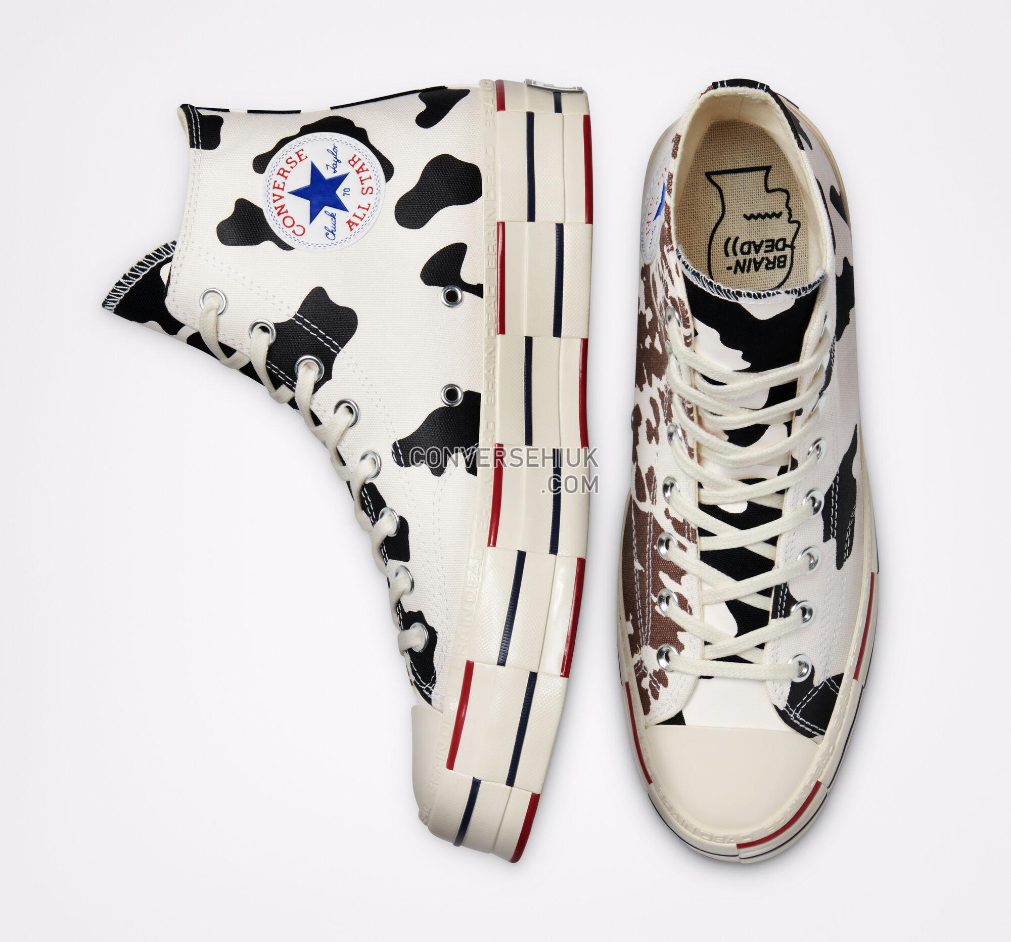 Converse x Brain Dead Chuck 70 Egret/Black/French Roast 169946C Shoes