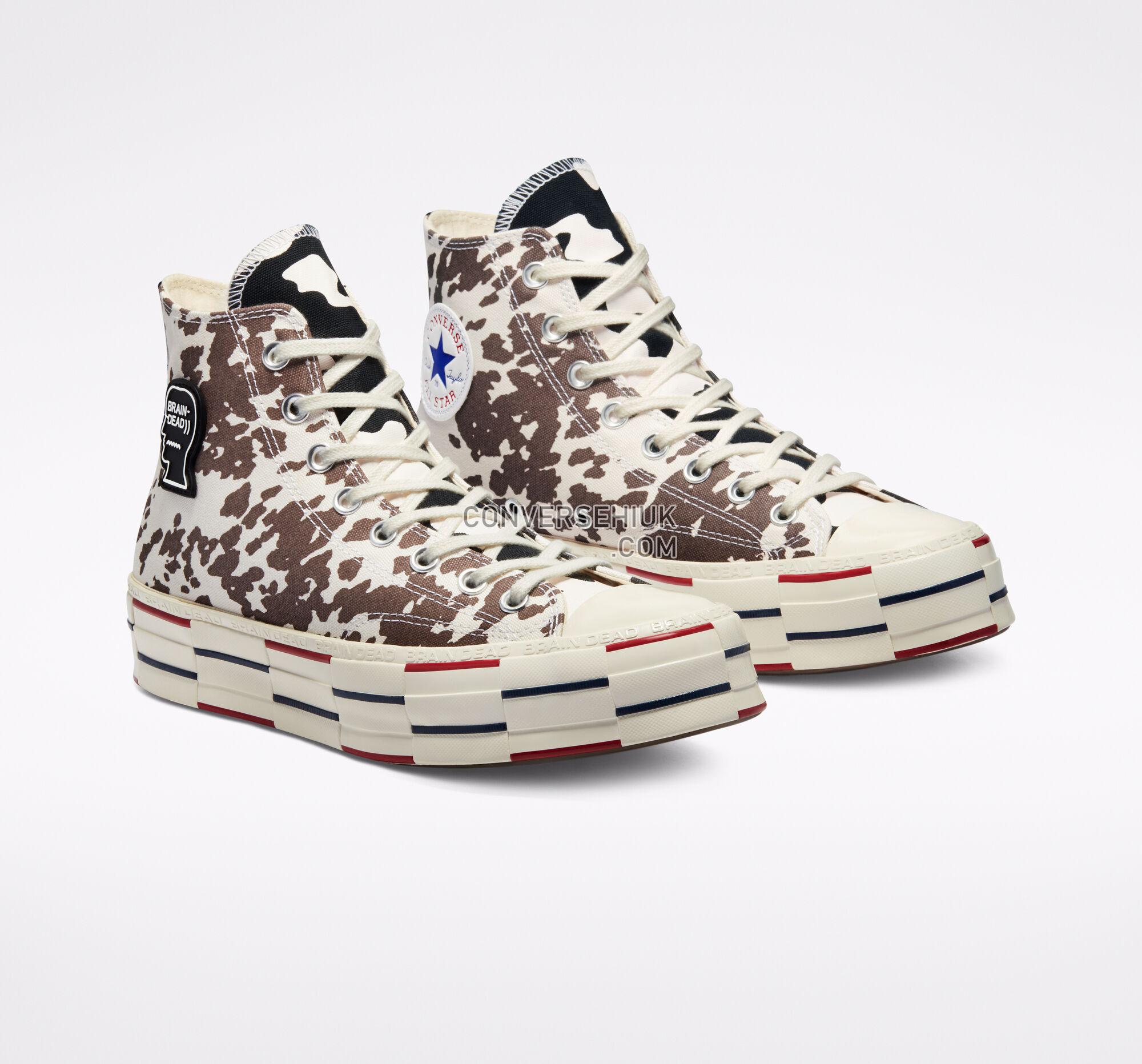 Converse x Brain Dead Chuck 70 Egret/Black/French Roast 169946C Shoes