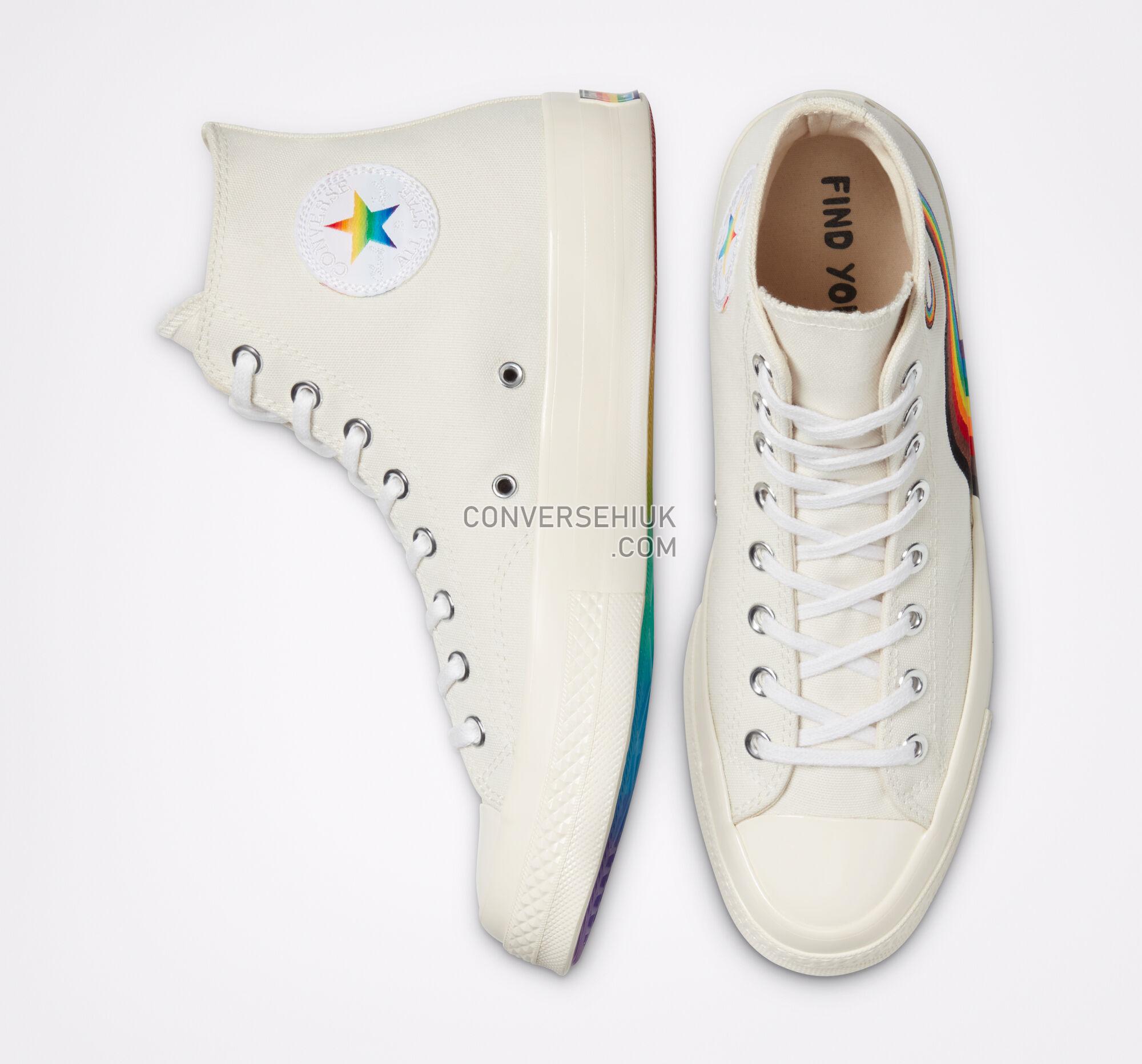 Converse Chuck 70 Pride Egret/Multi/White 170821C Shoes