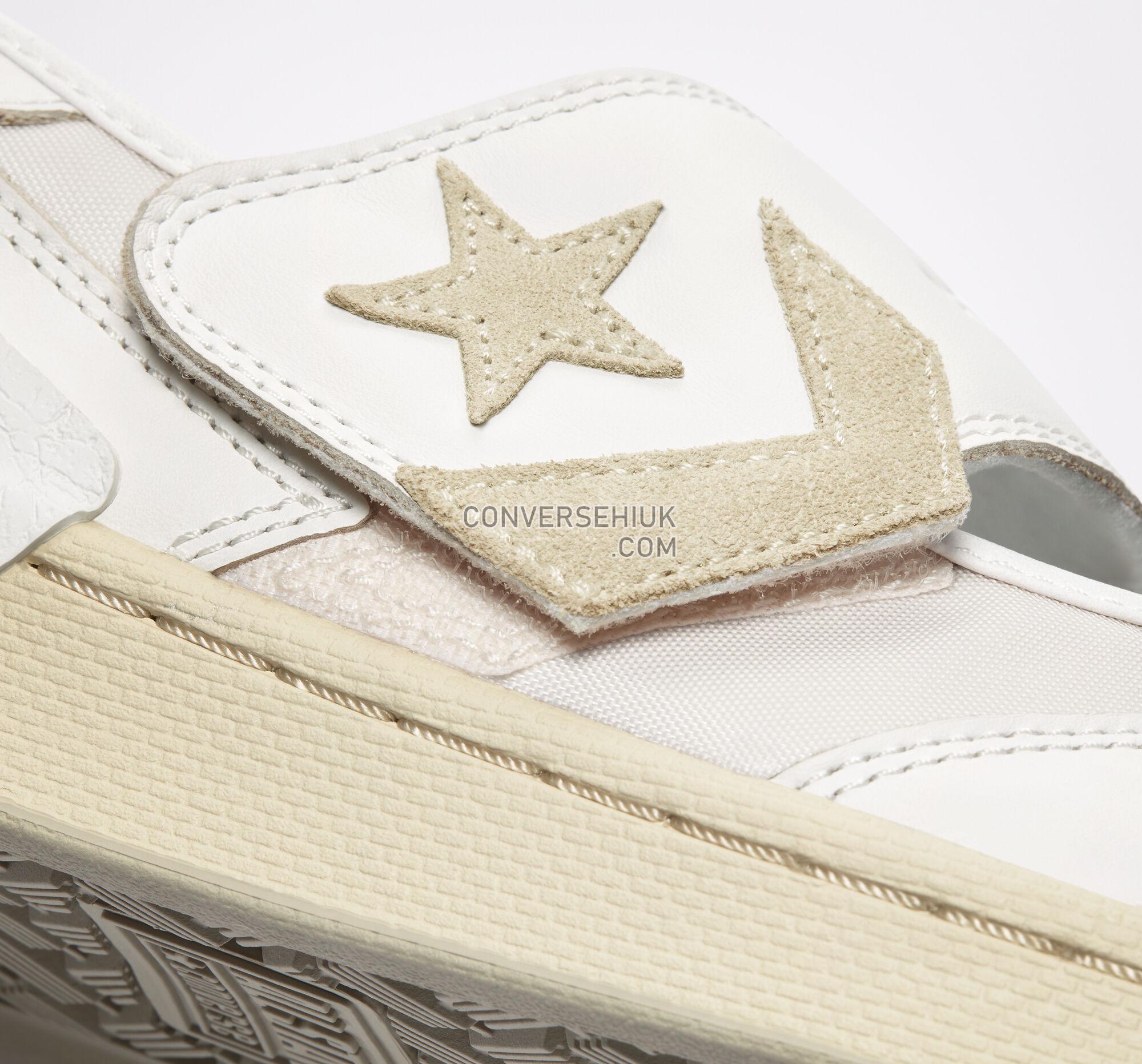 Converse x TELFAR Pro Leather Mary Jane White/Parchment/White 169067C Shoes