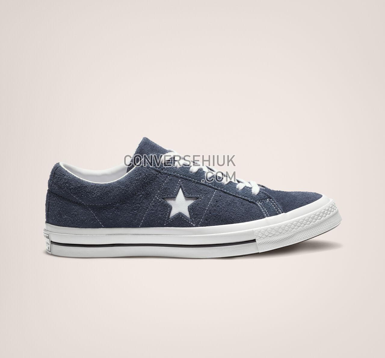 Converse One Star Vintage Suede Low Top Navy/White/White 158371C Shoes