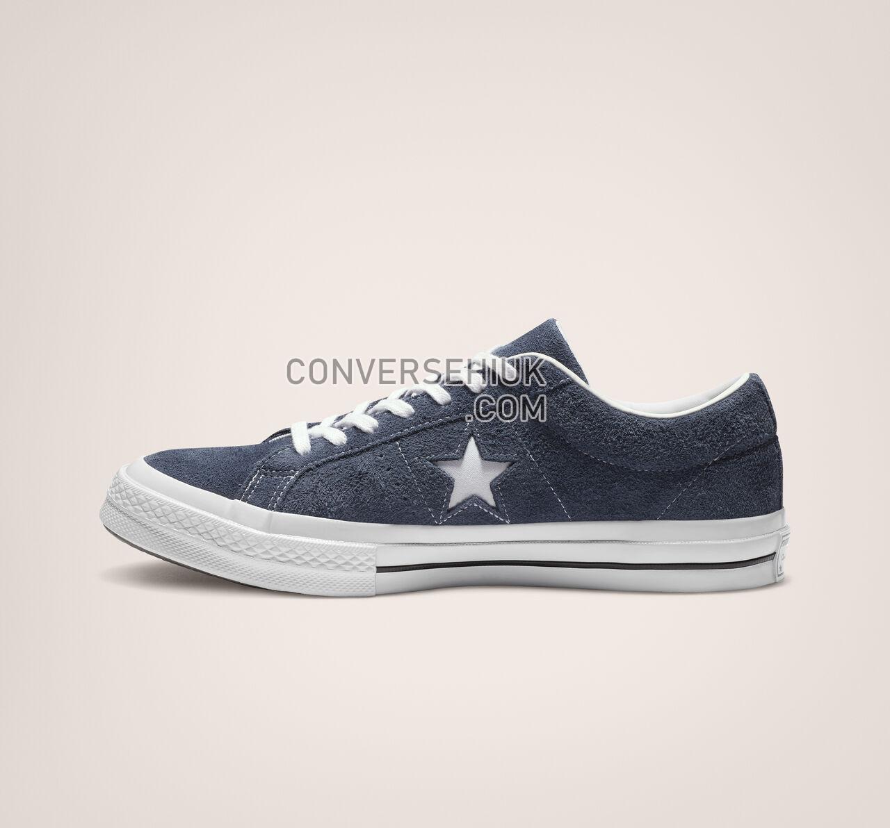 Converse One Star Vintage Suede Low Top Navy/White/White 158371C Shoes