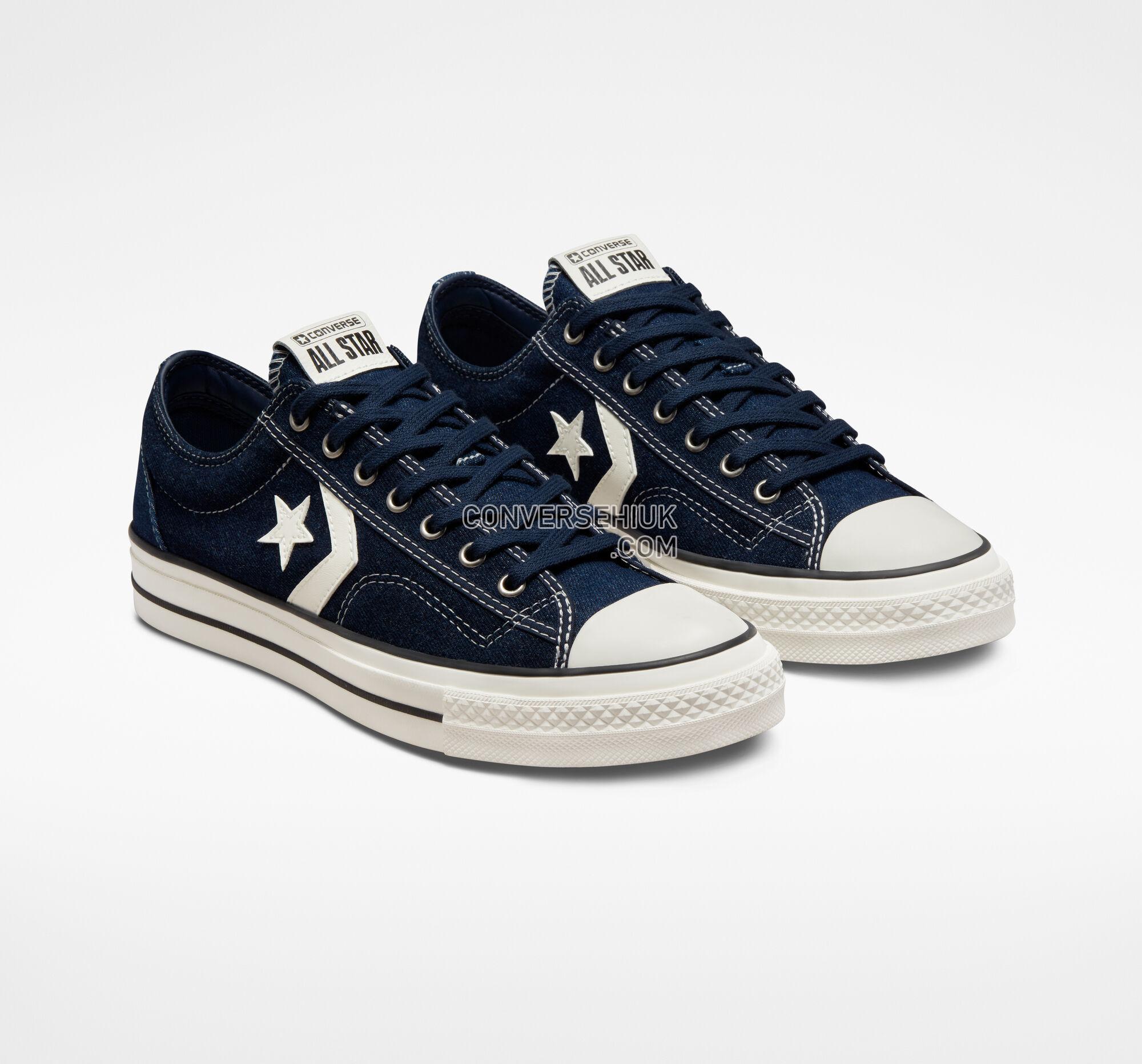 Converse Star Player 76 Workwear Denim Dark Blue/Egret/Black A05185C Shoes