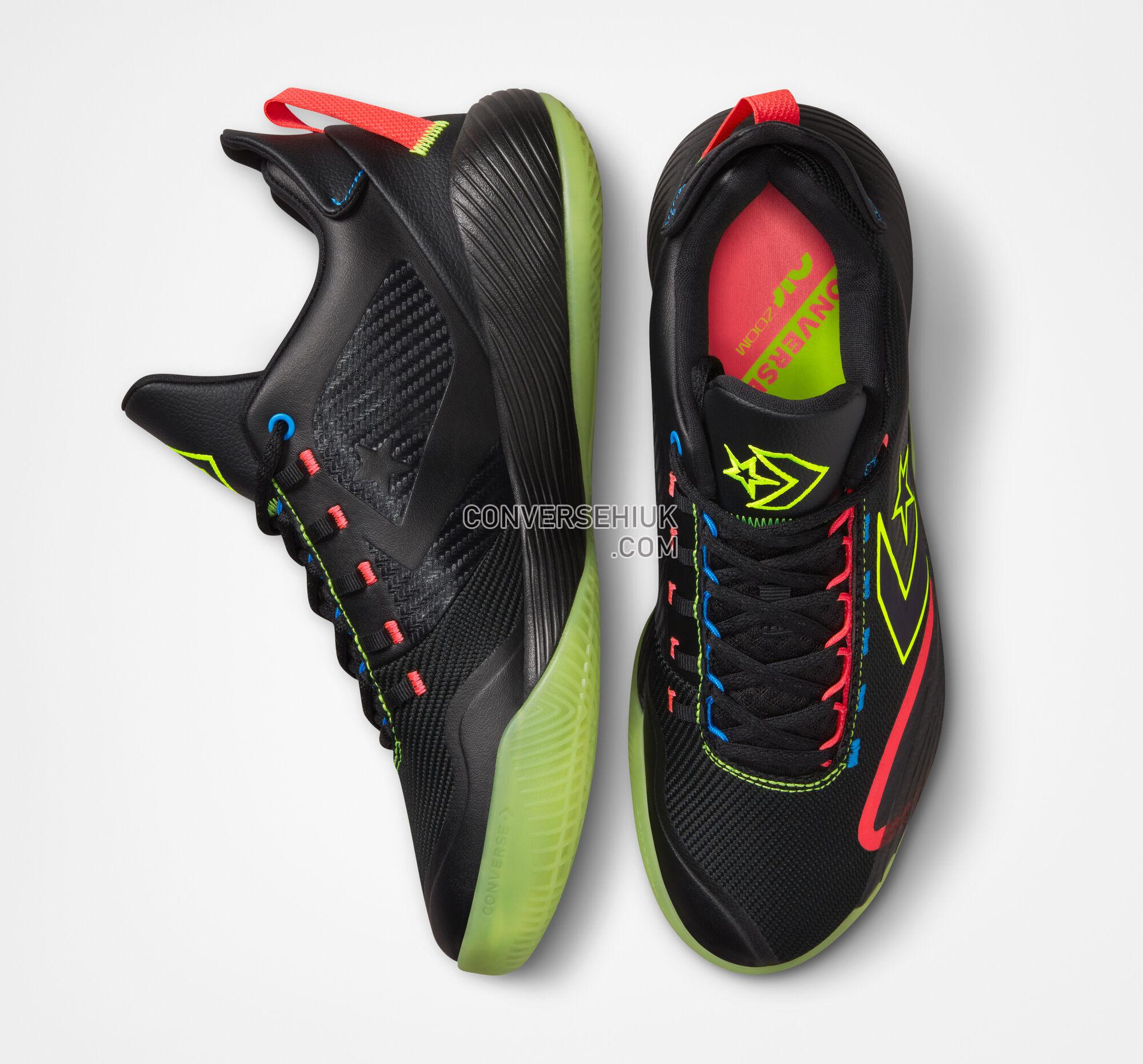 Converse All Star BB Shift Neon Black/Solar Red/Blue Hero/Volt A01246C Shoes