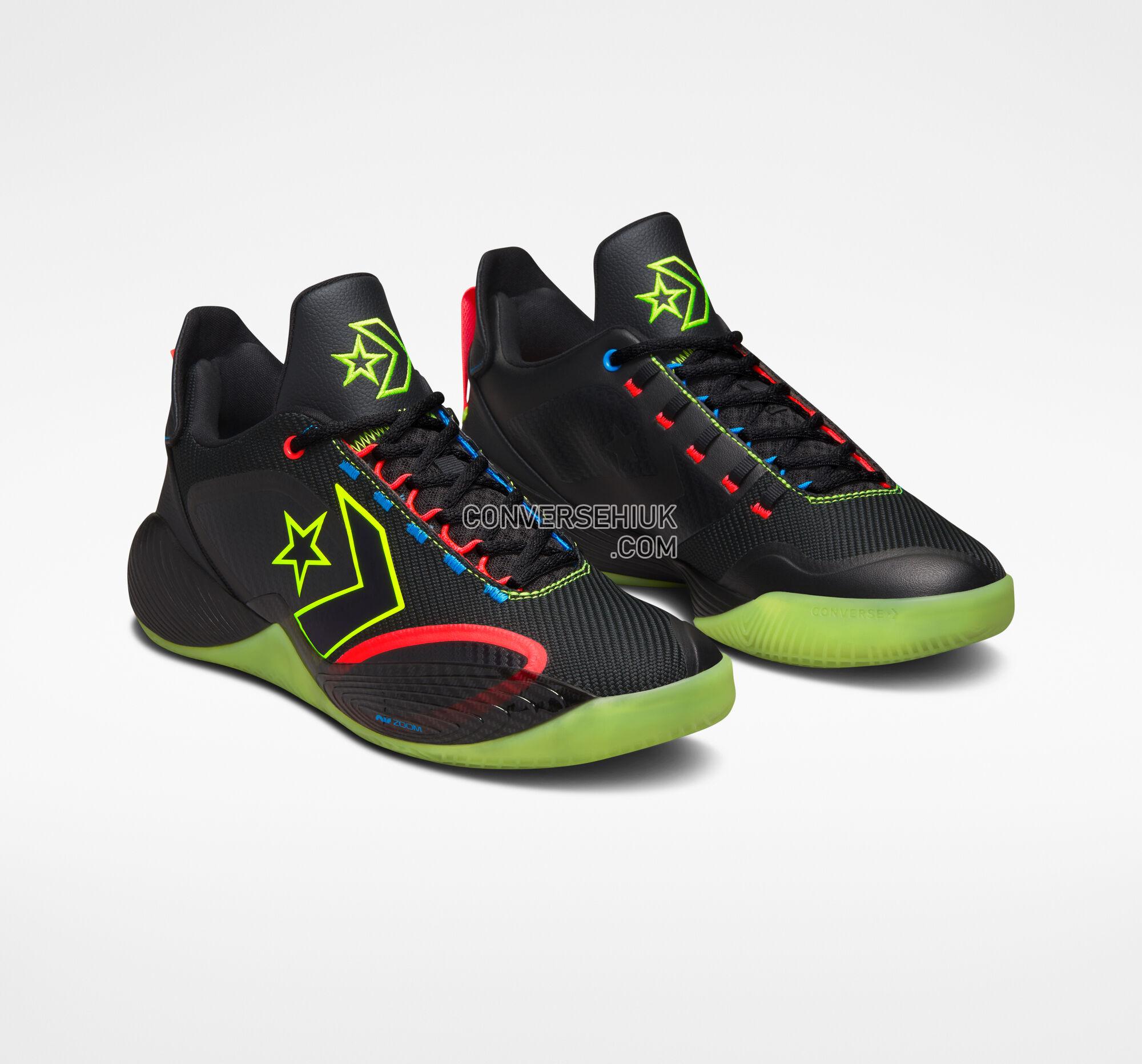 Converse All Star BB Shift Neon Black/Solar Red/Blue Hero/Volt A01246C Shoes