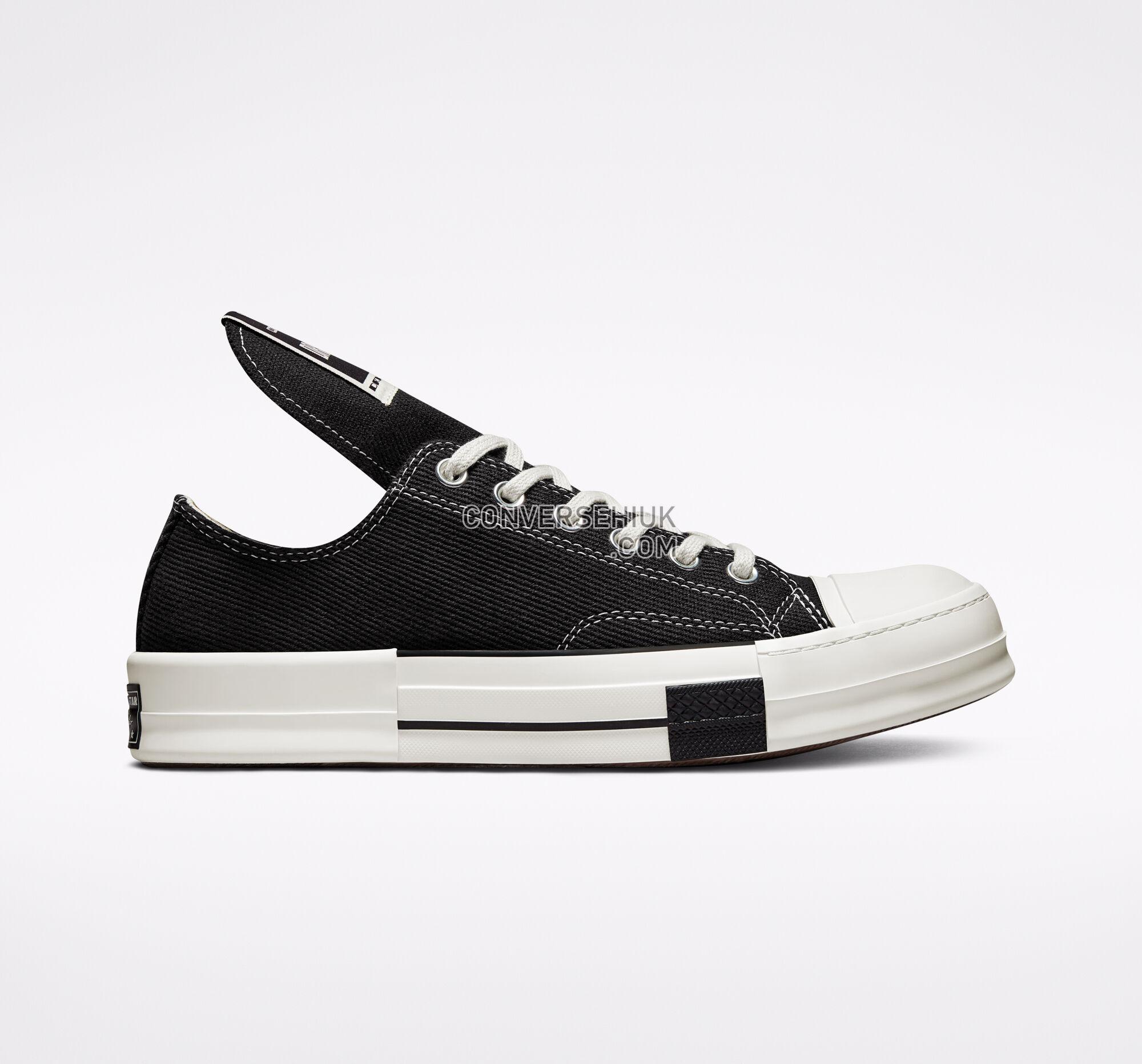 Converse x DRKSHDW DRKSTAR Chuck 70 Black/Egret/Black 172347C Shoes