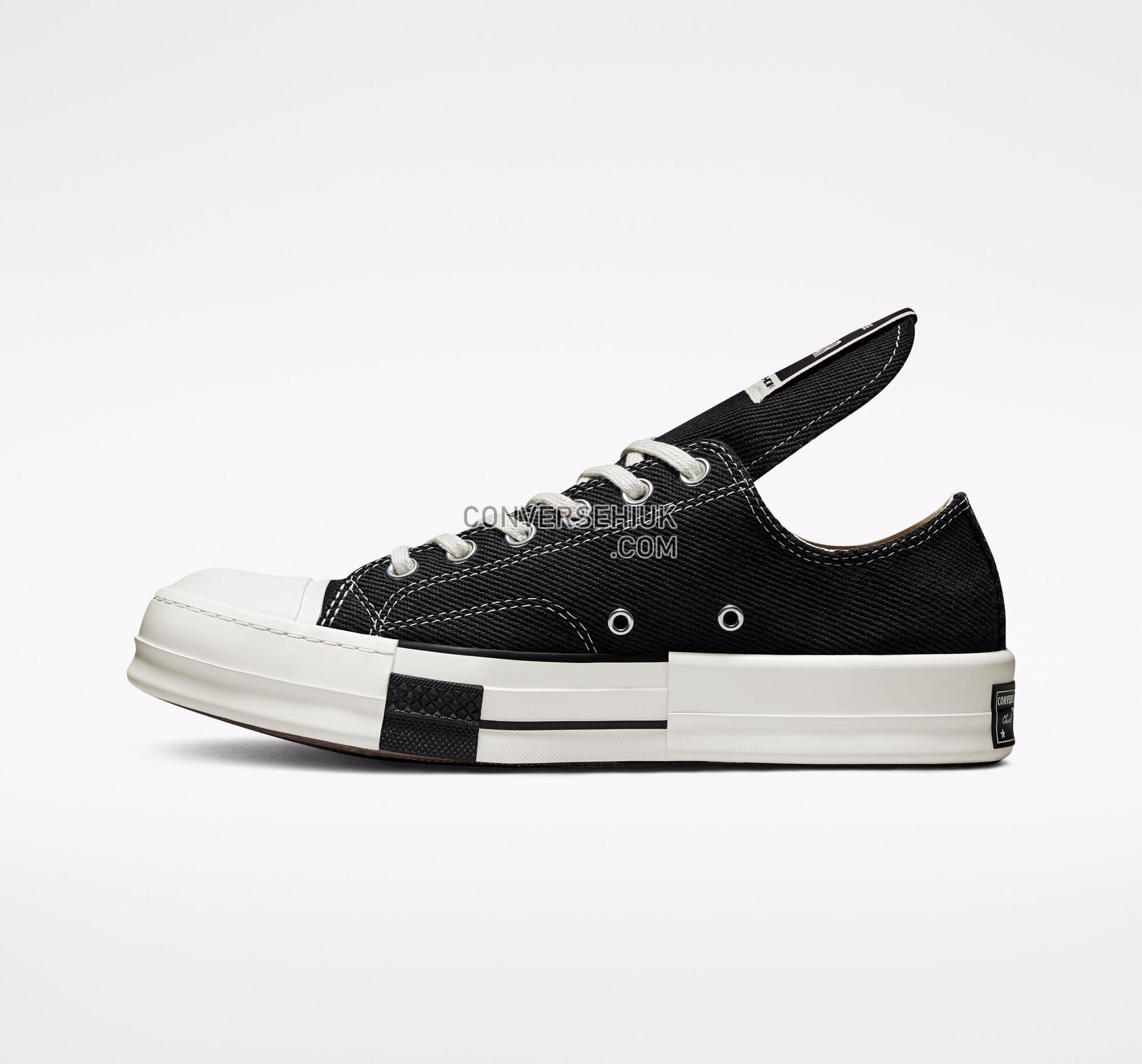 Converse x DRKSHDW DRKSTAR Chuck 70 Black/Egret/Black 172347C Shoes