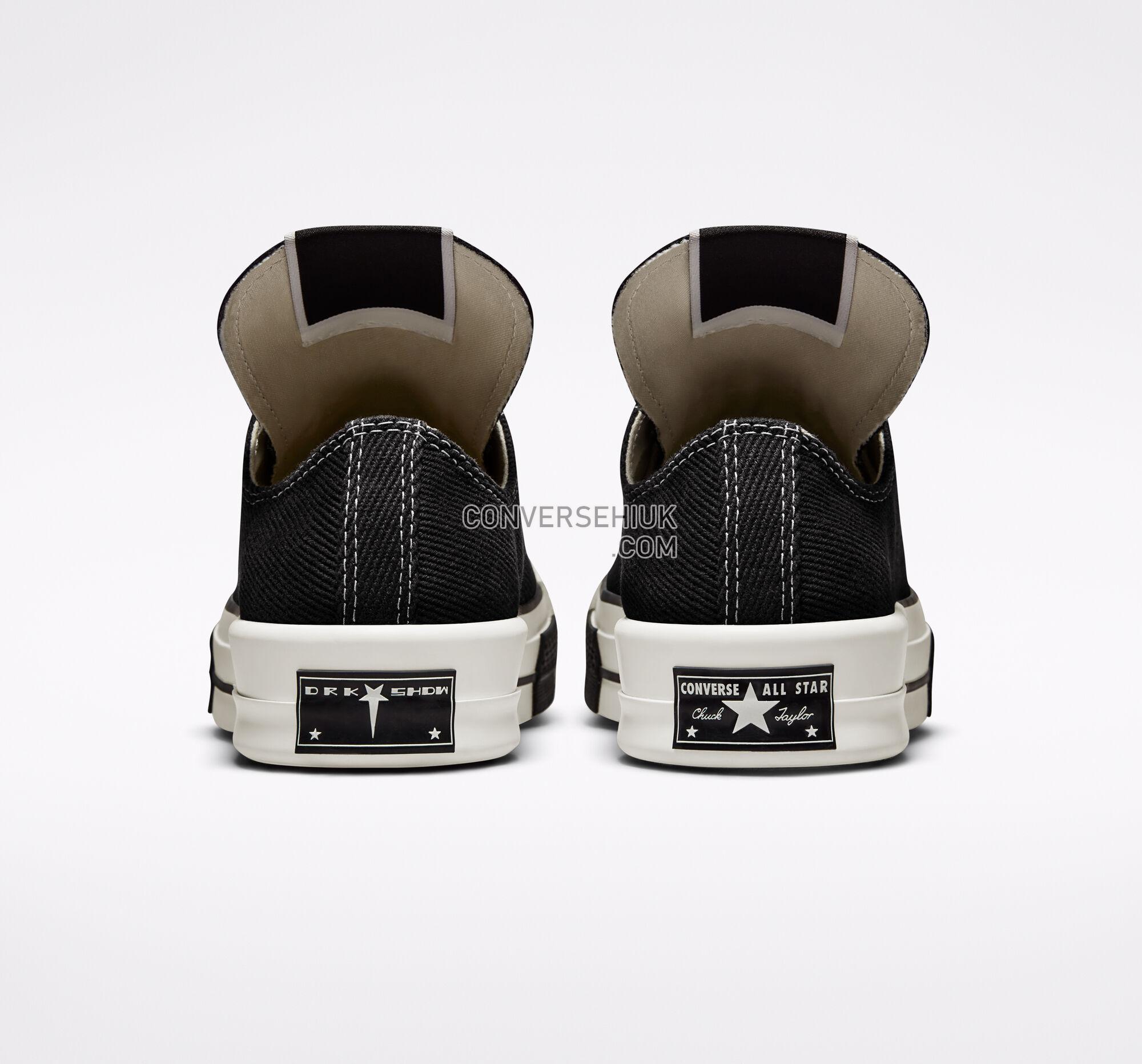 Converse x DRKSHDW DRKSTAR Chuck 70 Black/Egret/Black 172347C Shoes