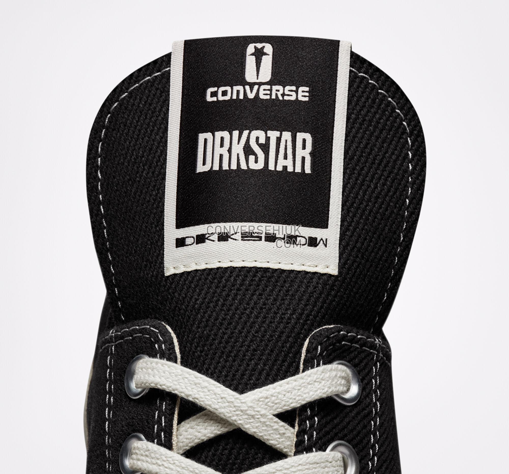 Converse x DRKSHDW DRKSTAR Chuck 70 Black/Egret/Black 172347C Shoes