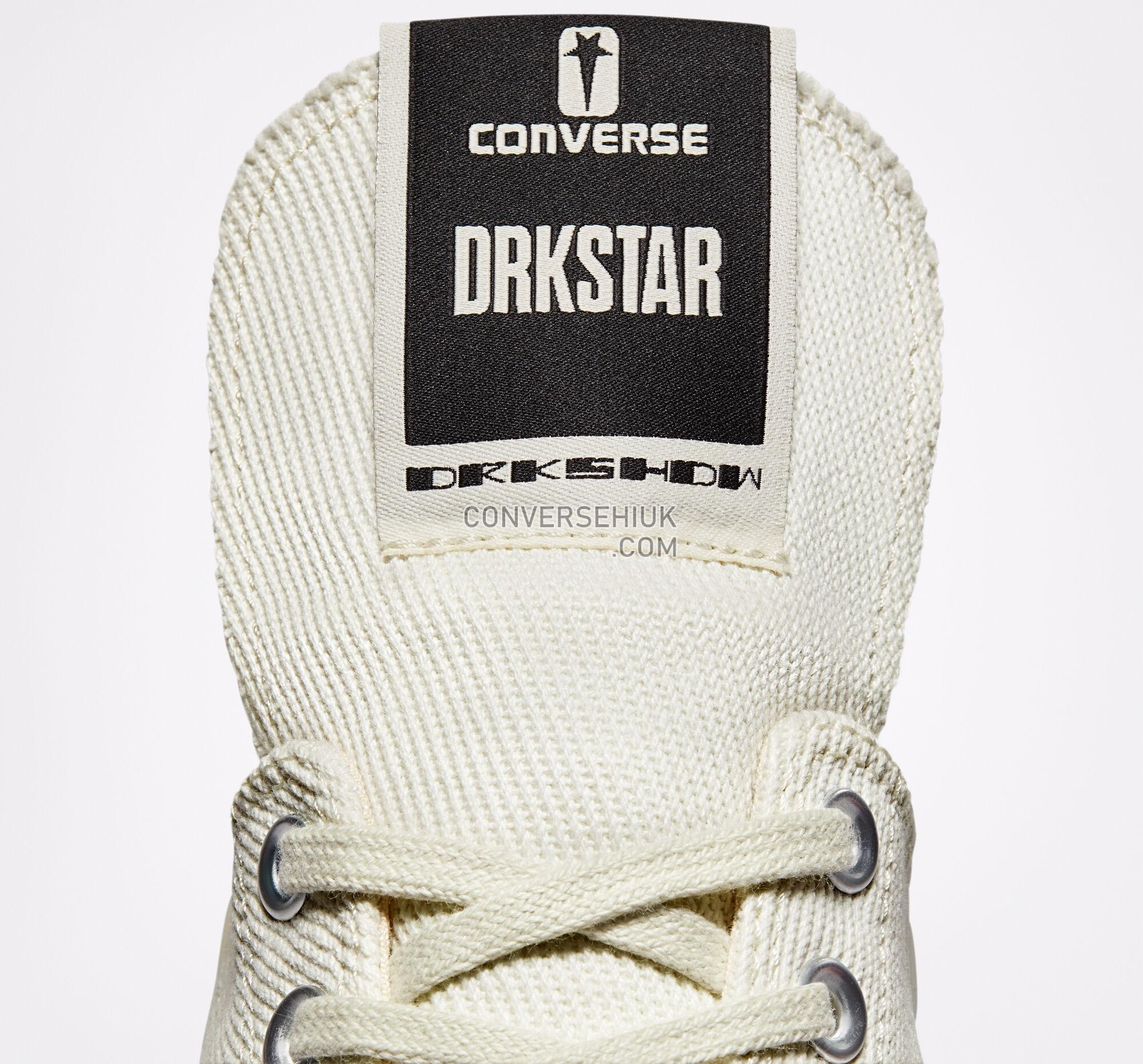 Converse x DRKSHDW DRKSTAR Chuck 70 Lily White/Egret/Black A00134C Shoes