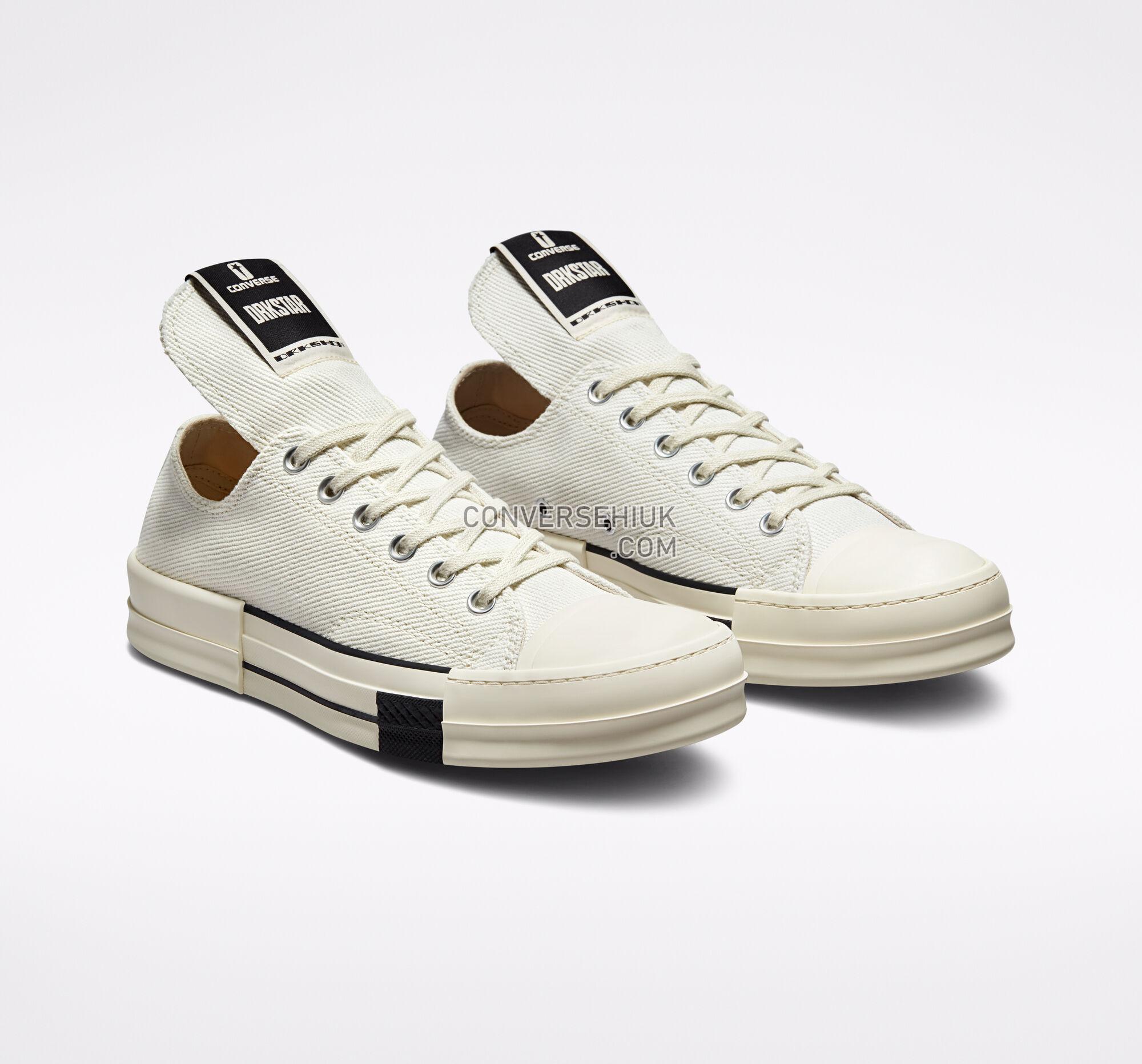 Converse x DRKSHDW DRKSTAR Chuck 70 Lily White/Egret/Black A00134C Shoes