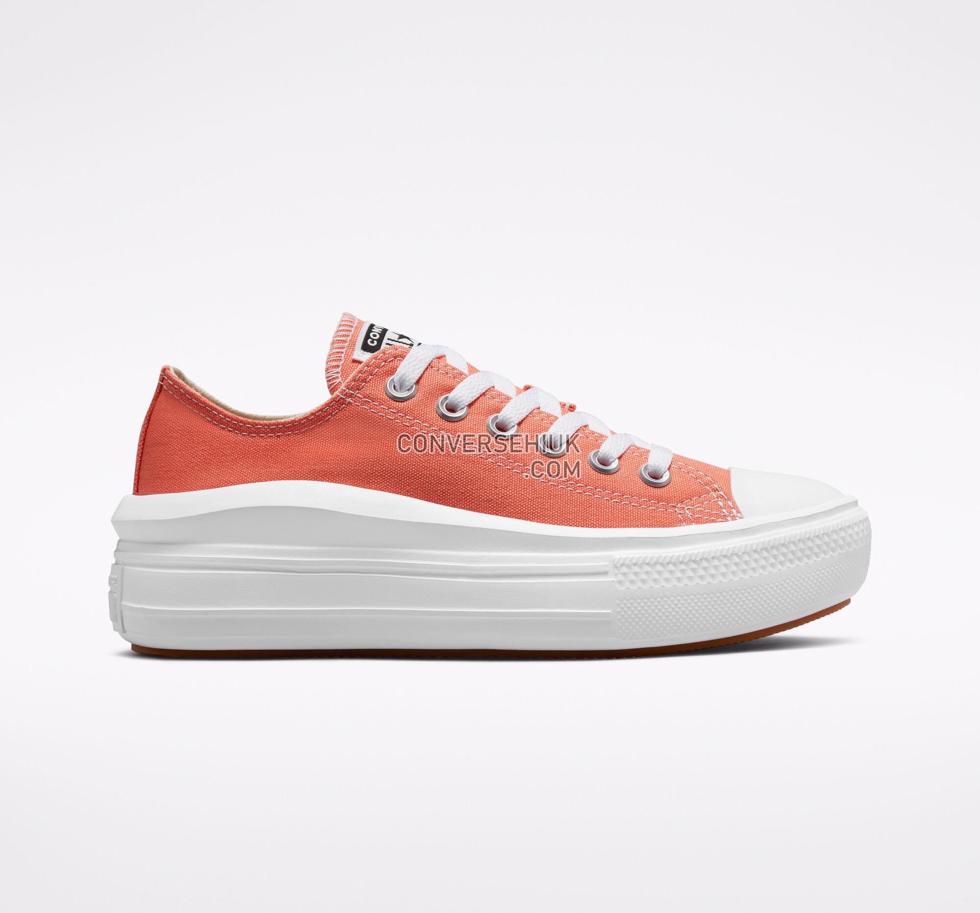 Converse Chuck Taylor All Star Move Platform Bright Madder/White/White 572723C Shoes