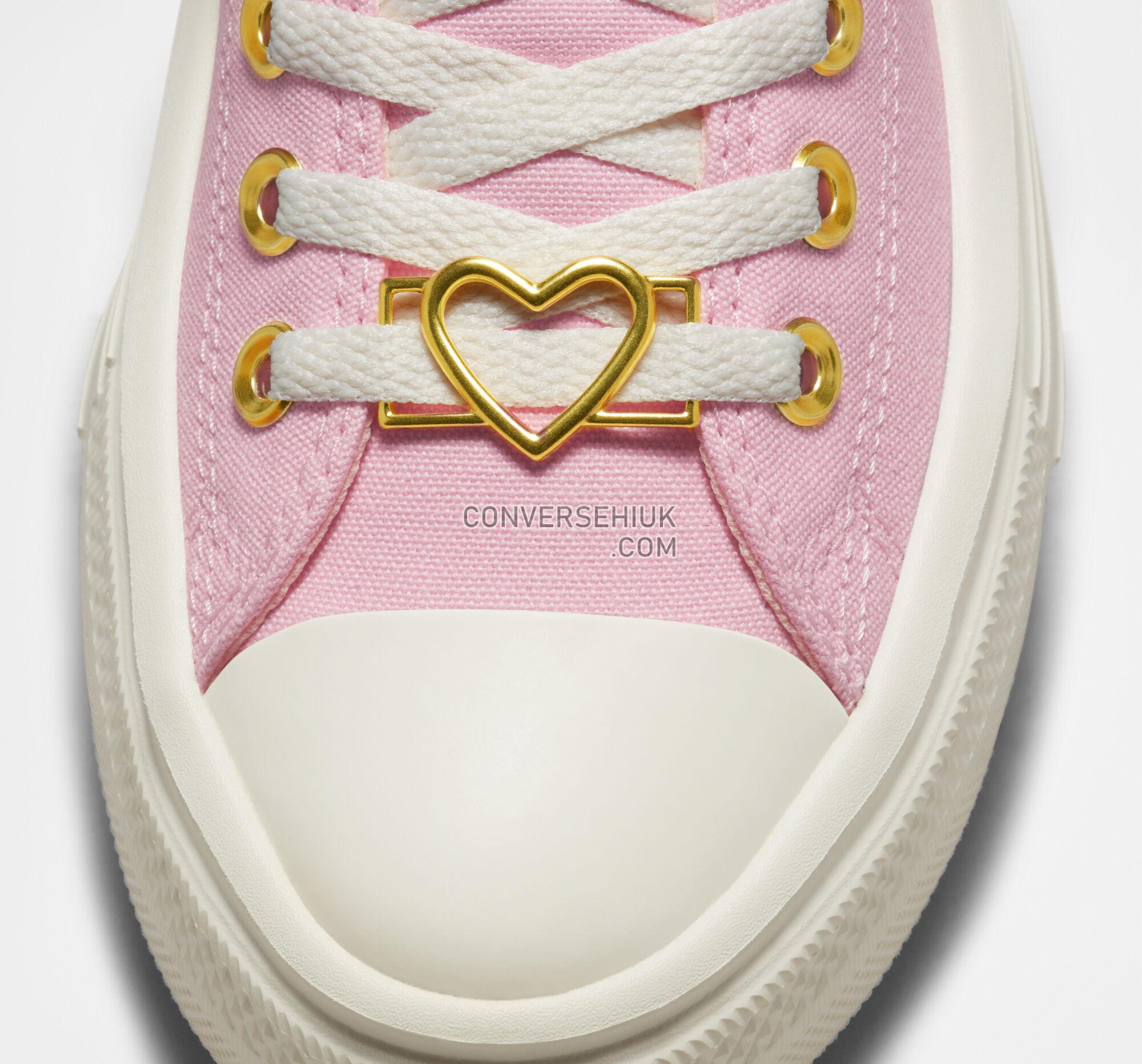 Converse Chuck Taylor All Star Move Platform Hearts Sunrise Pink/Egret A05140C Shoes