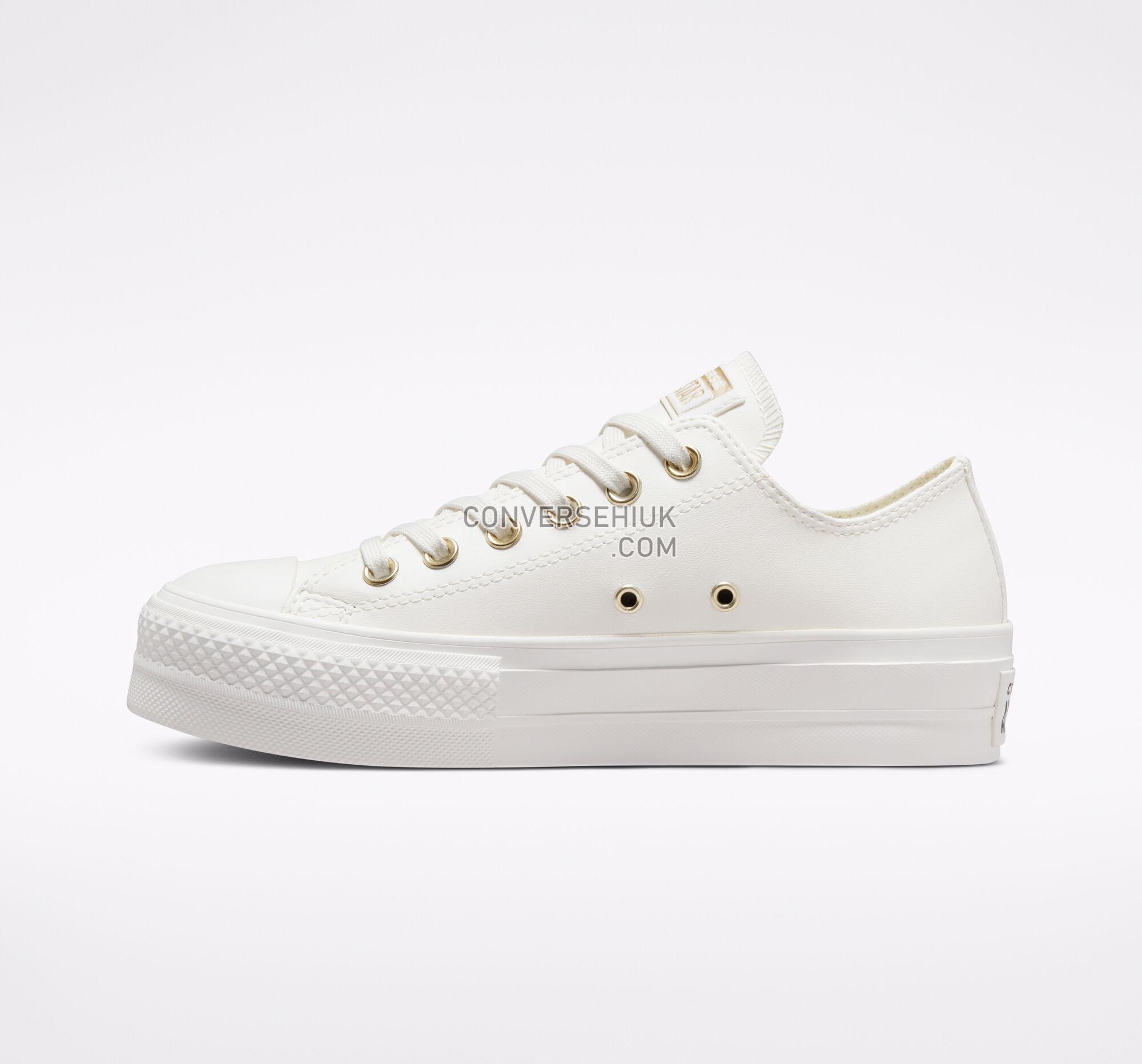 Converse Chuck Taylor All Star Lift Platform Mono White Vintage White/Vintage White A02610C Shoes