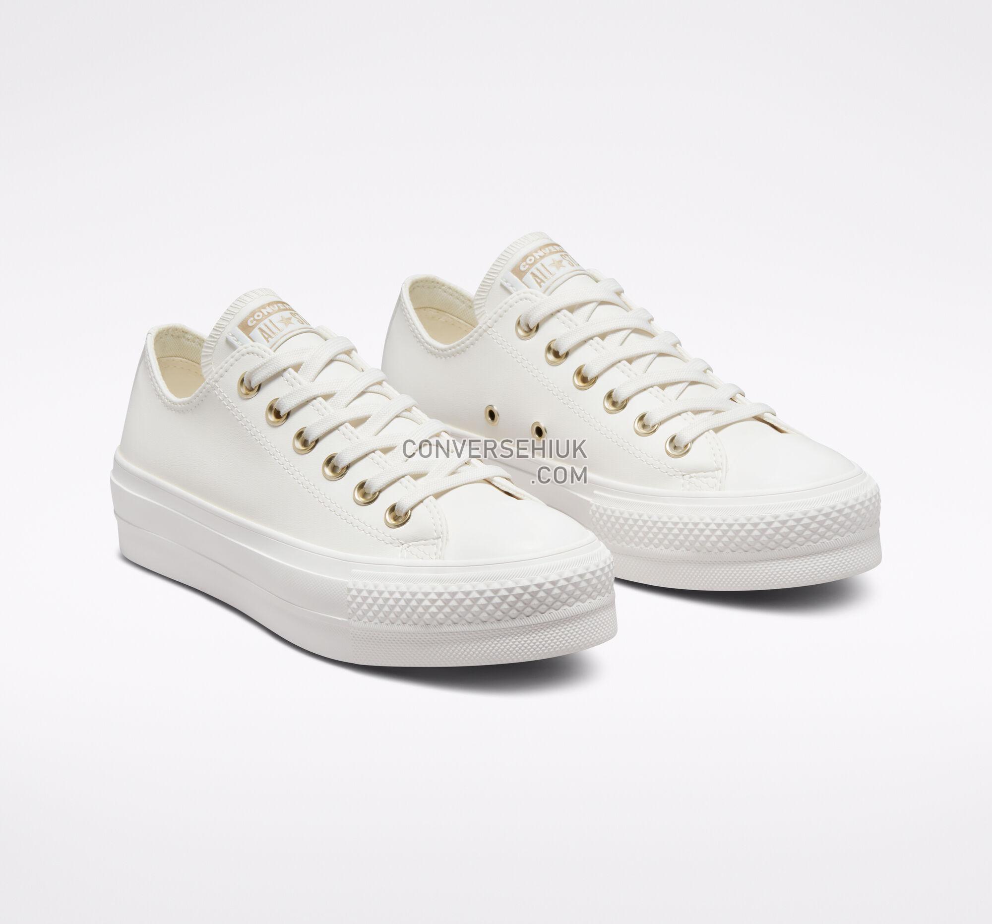 Converse Chuck Taylor All Star Lift Platform Mono White Vintage White/Vintage White A02610C Shoes