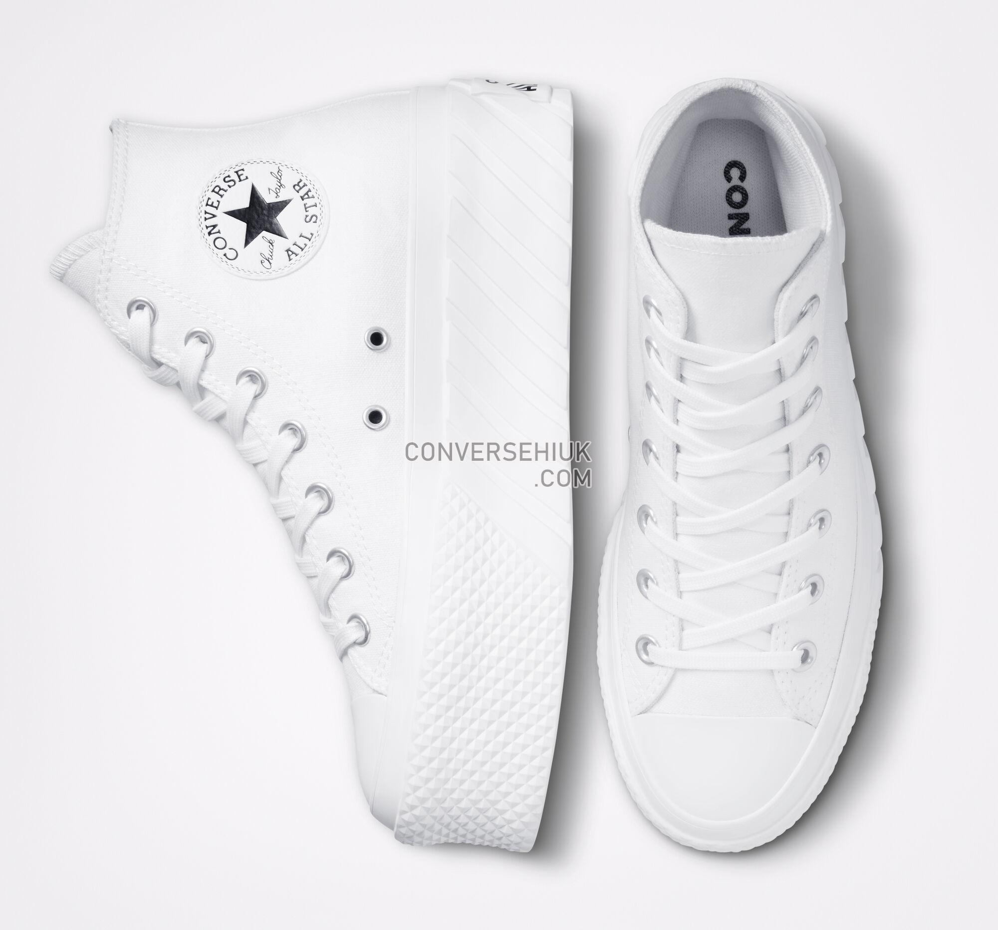 Converse Chuck Taylor All Star Lift 2X Platform White/White/Black A03395C Shoes