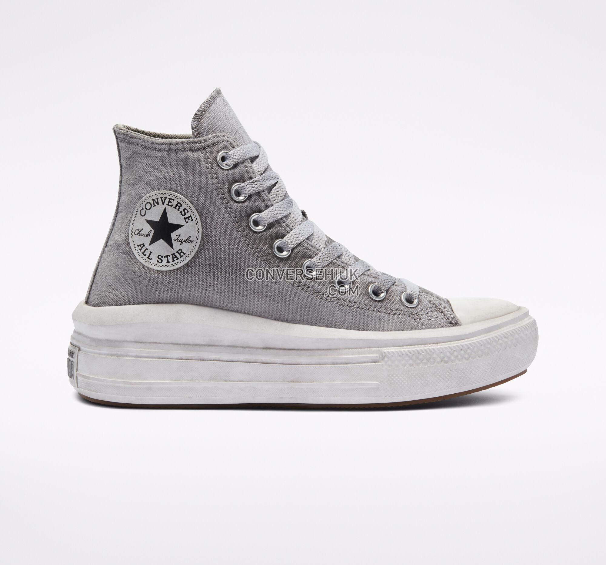 Converse Chuck Taylor All Star Move Platform LTD White Smoke In 572326C Shoes