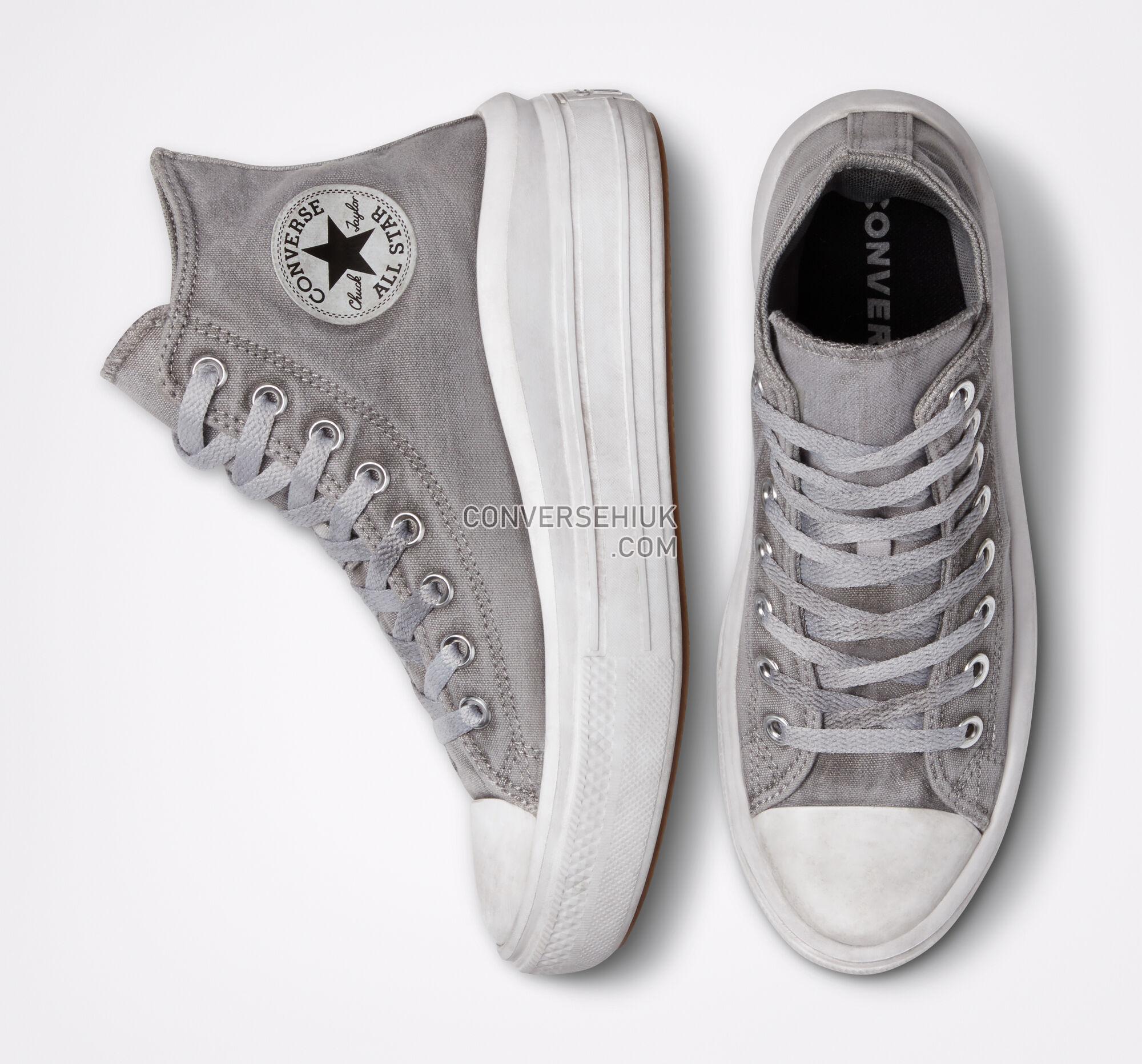 Converse Chuck Taylor All Star Move Platform LTD White Smoke In 572326C Shoes