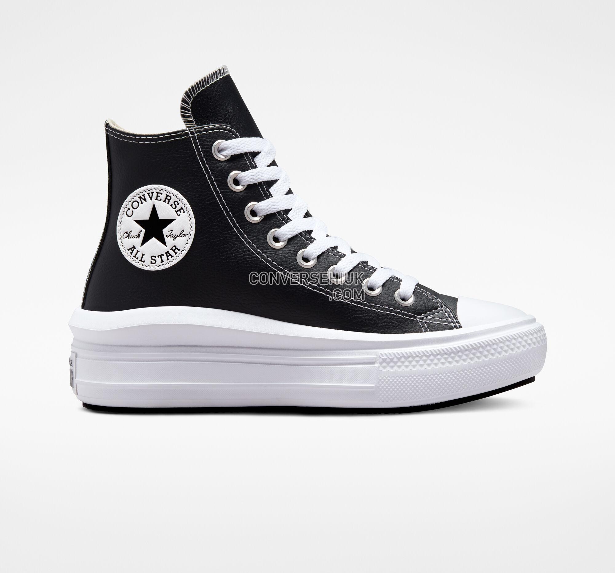 Converse Chuck Taylor All Star Move Platform Foundational Leather Black/White/White A04294C Shoes