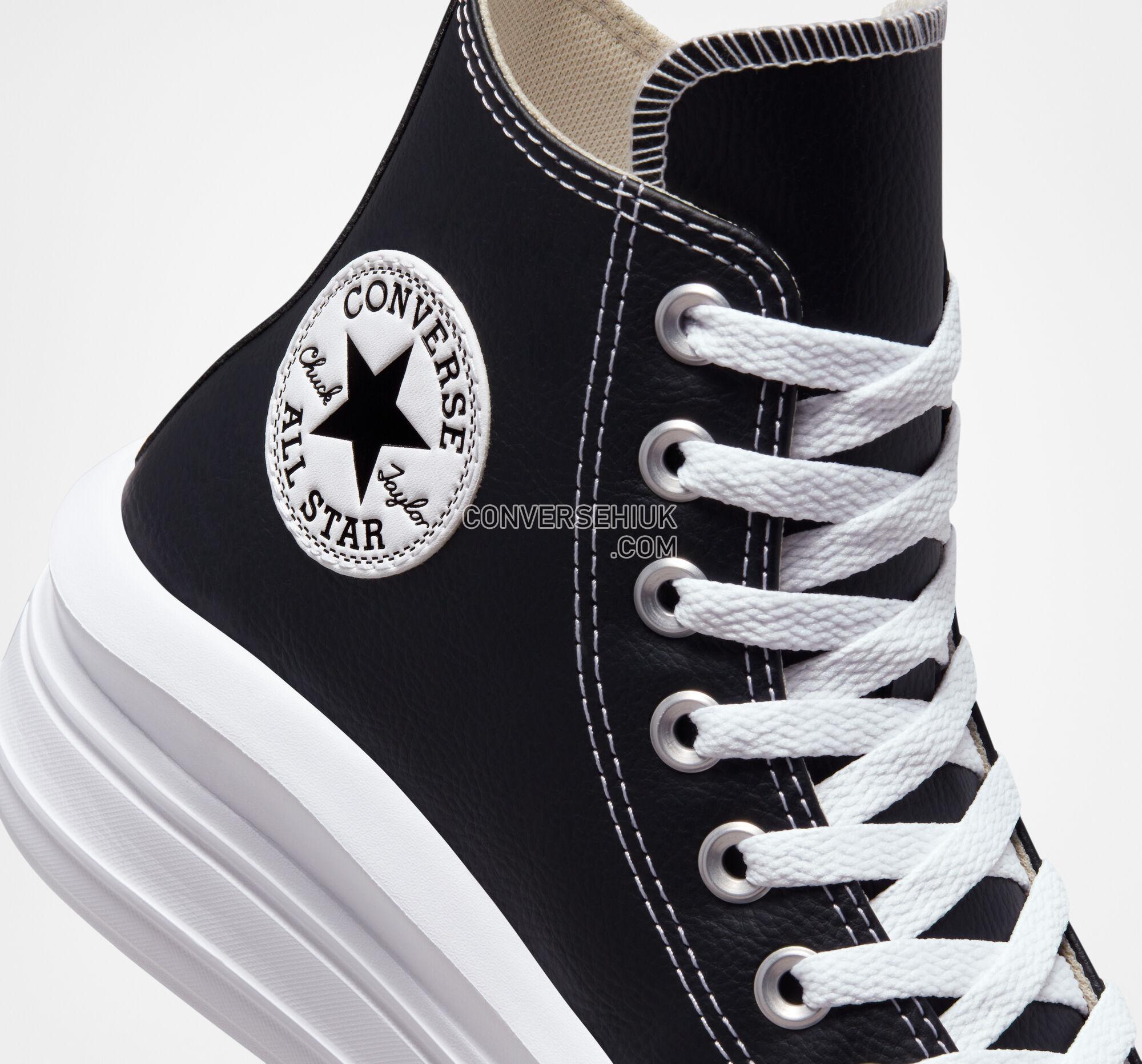 Converse Chuck Taylor All Star Move Platform Foundational Leather Black/White/White A04294C Shoes