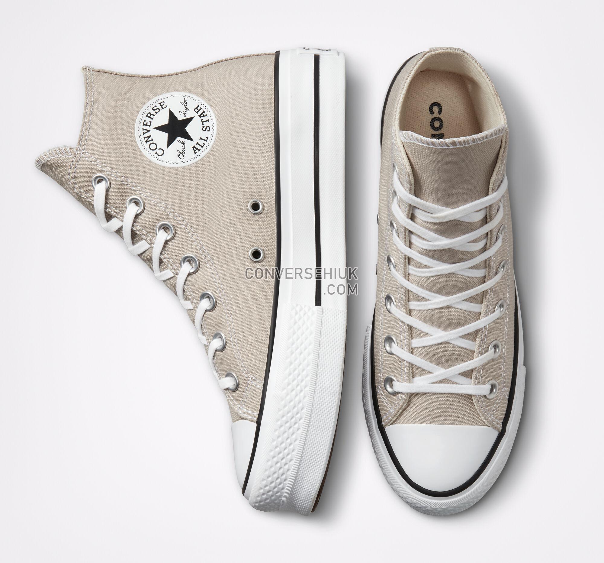 Converse Chuck Taylor All Star Lift Platform Seasonal Color Papyrus/Black/White A02432C Shoes