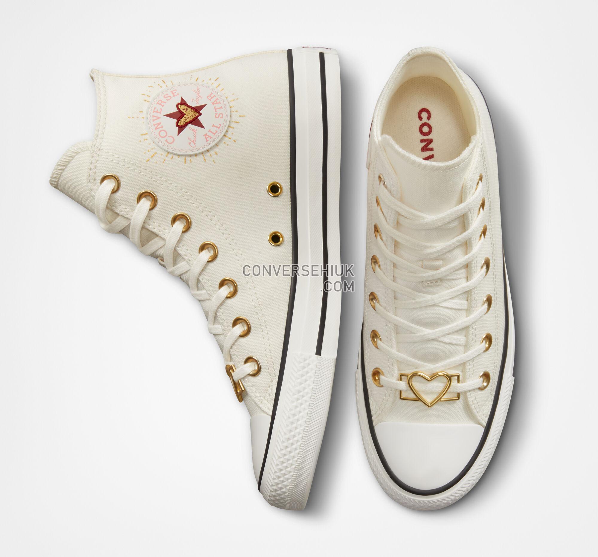 Converse Chuck Taylor All Star Hearts Vintage White/White A05139C Shoes