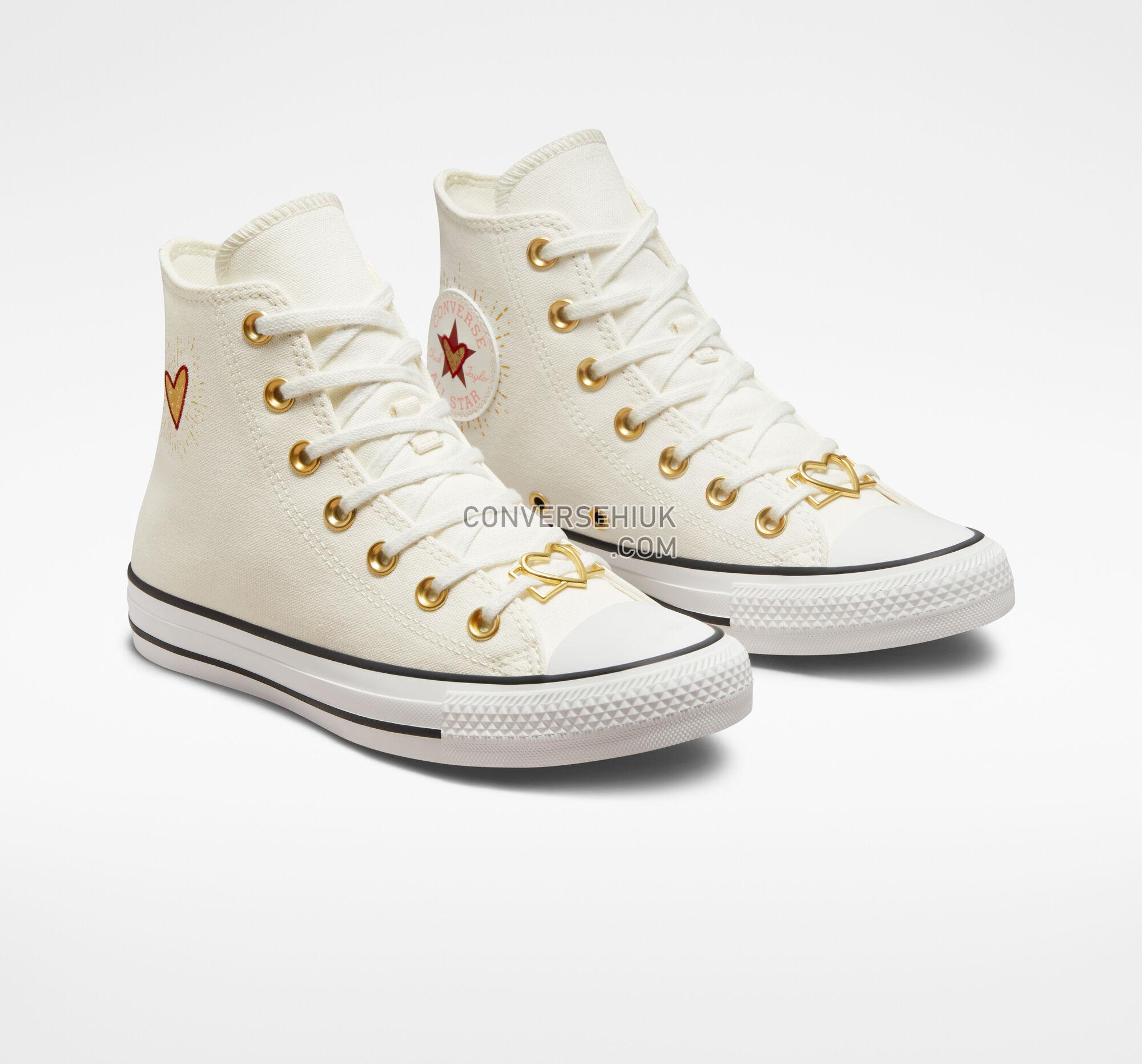 Converse Chuck Taylor All Star Hearts Vintage White/White A05139C Shoes