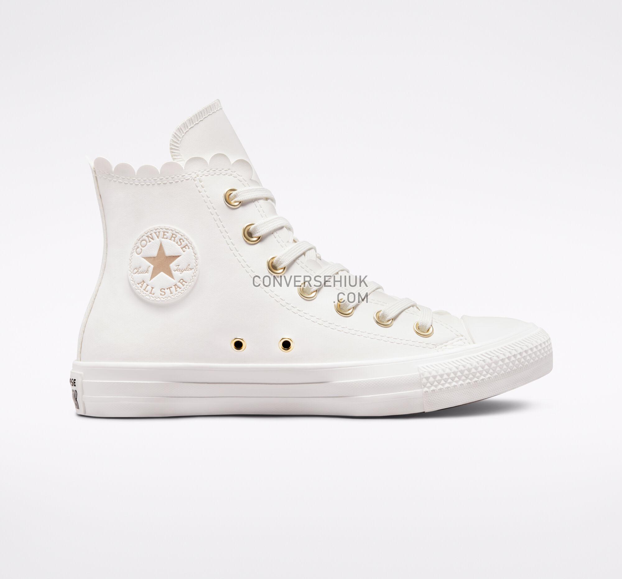 Converse Chuck Taylor All Star Mono White Vintage White/Egret/Gold A03718C Shoes