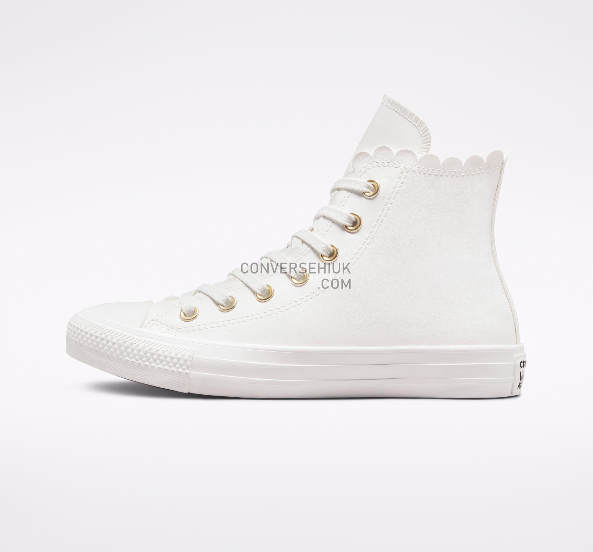 Converse Chuck Taylor All Star Mono White Vintage White/Egret/Gold A03718C Shoes