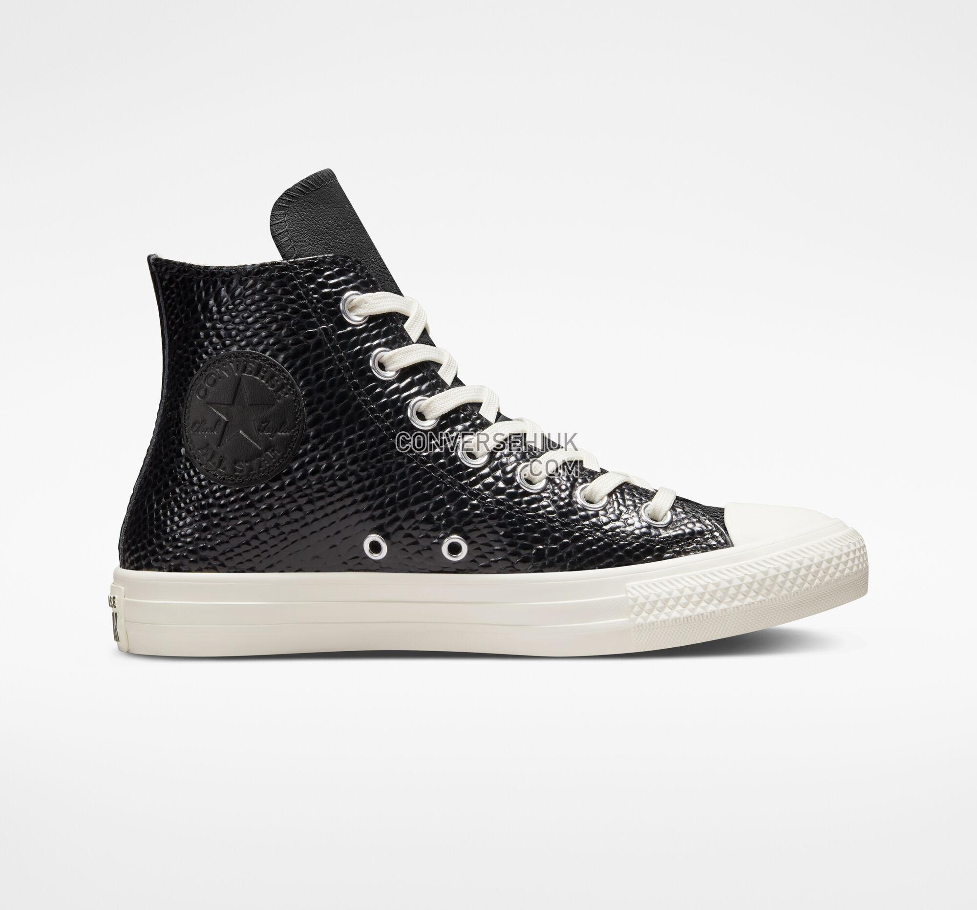 Converse Chuck Taylor All Star Croco Embossed Black/Black/Egret A04264C Shoes