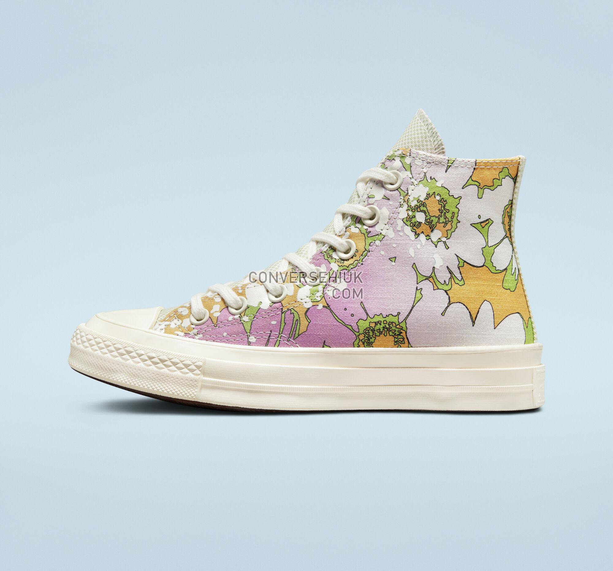 Converse Chuck 70 Crafted Florals Beyond Pink/Olive Aura/Egret A00537C Shoes