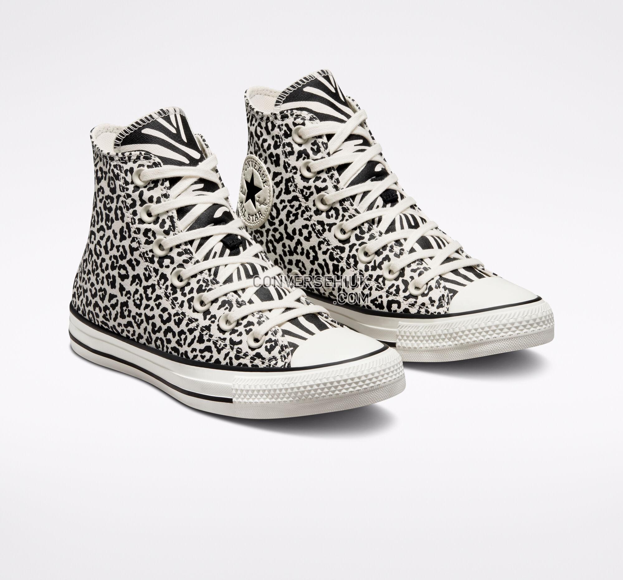 Converse Chuck Taylor All Star Animal Mix Egret/Black/Egret A03730C Shoes