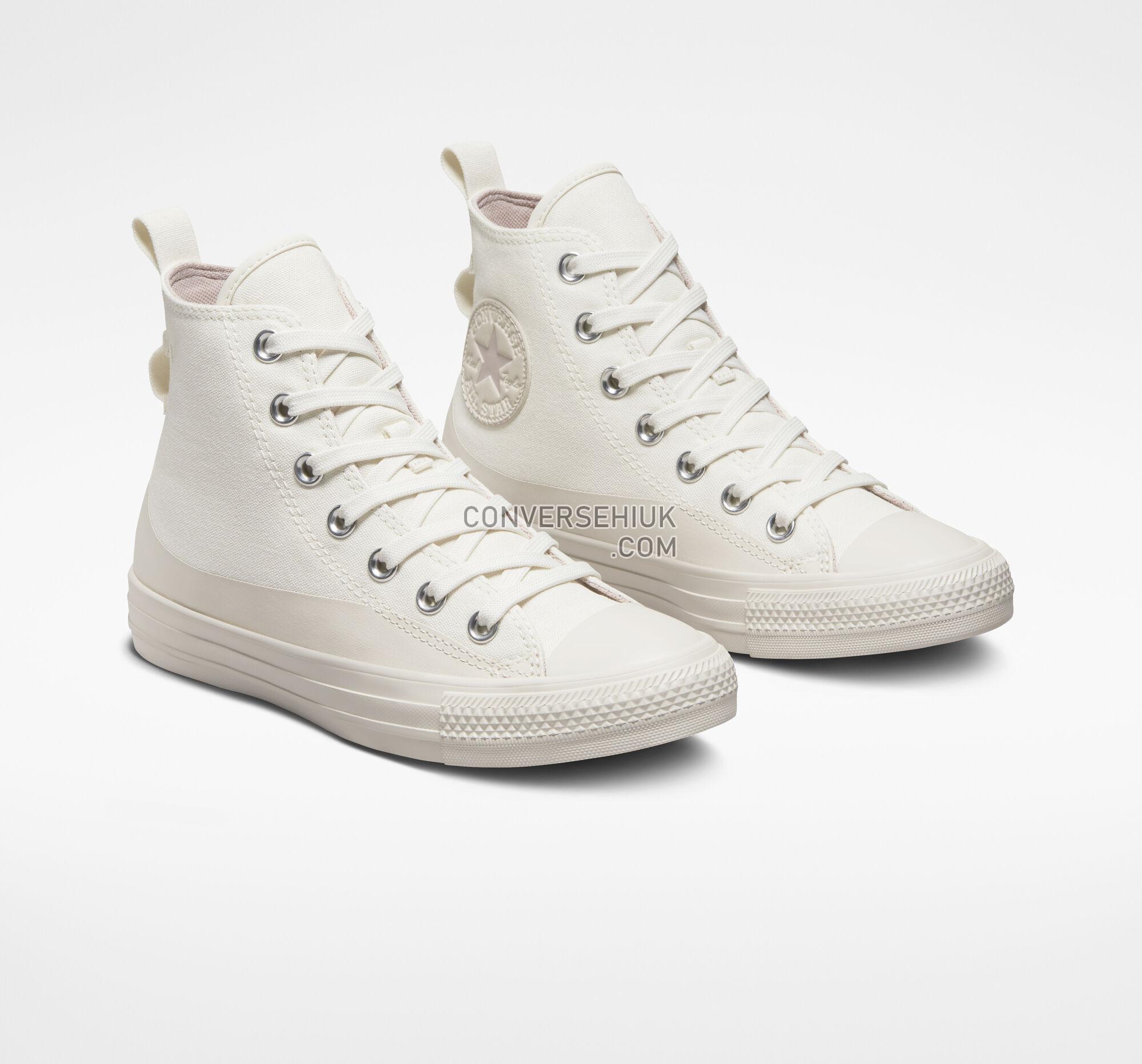 Converse Chuck Taylor All Star Water-Repellent Canvas Egret/Desert Sand/Stone Mauve A04263C Shoes