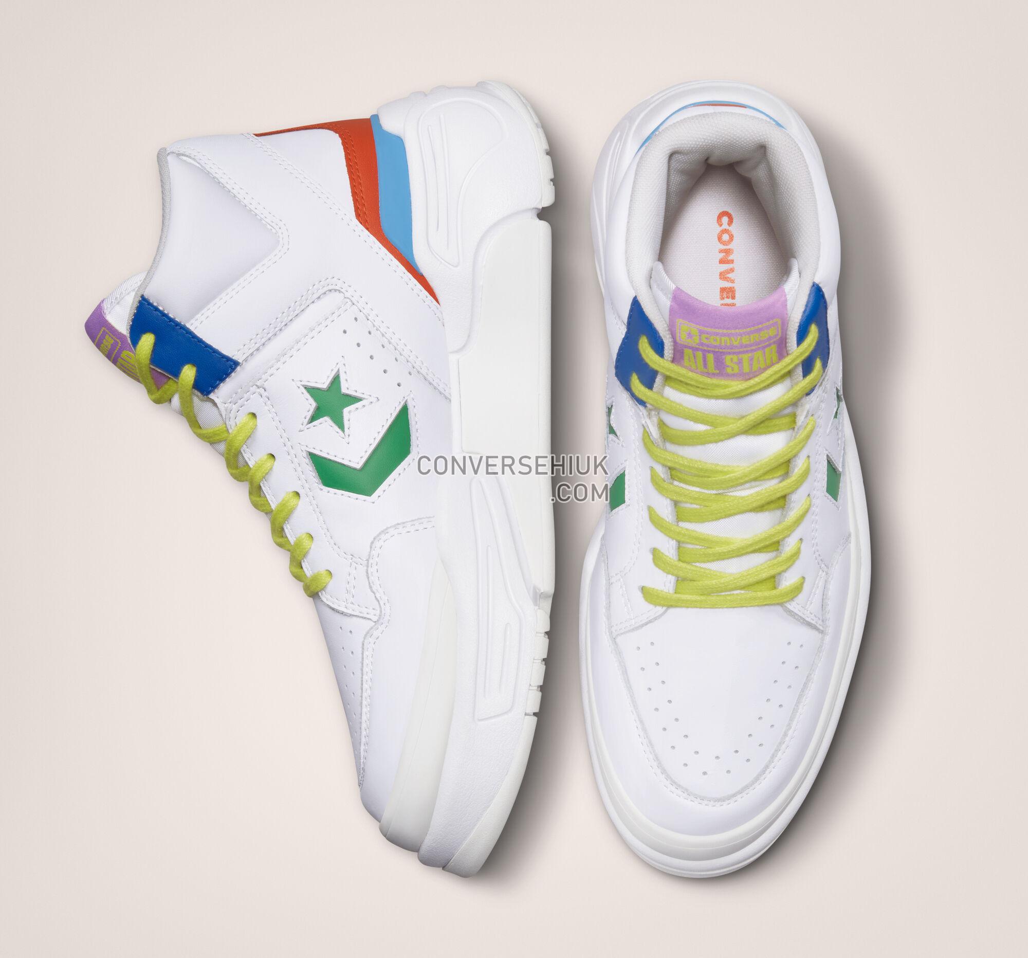 Converse Weapon CX Vegas Lights White/Game Royal/Green/Orange A02523C Shoes