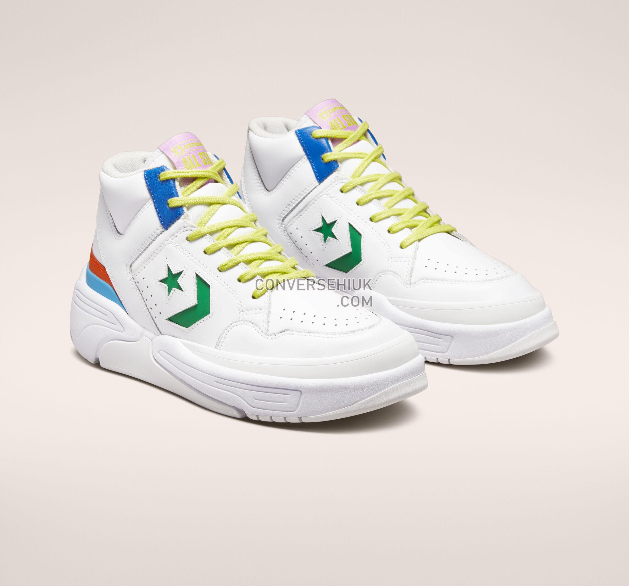 Converse Weapon CX Vegas Lights White/Game Royal/Green/Orange A02523C Shoes