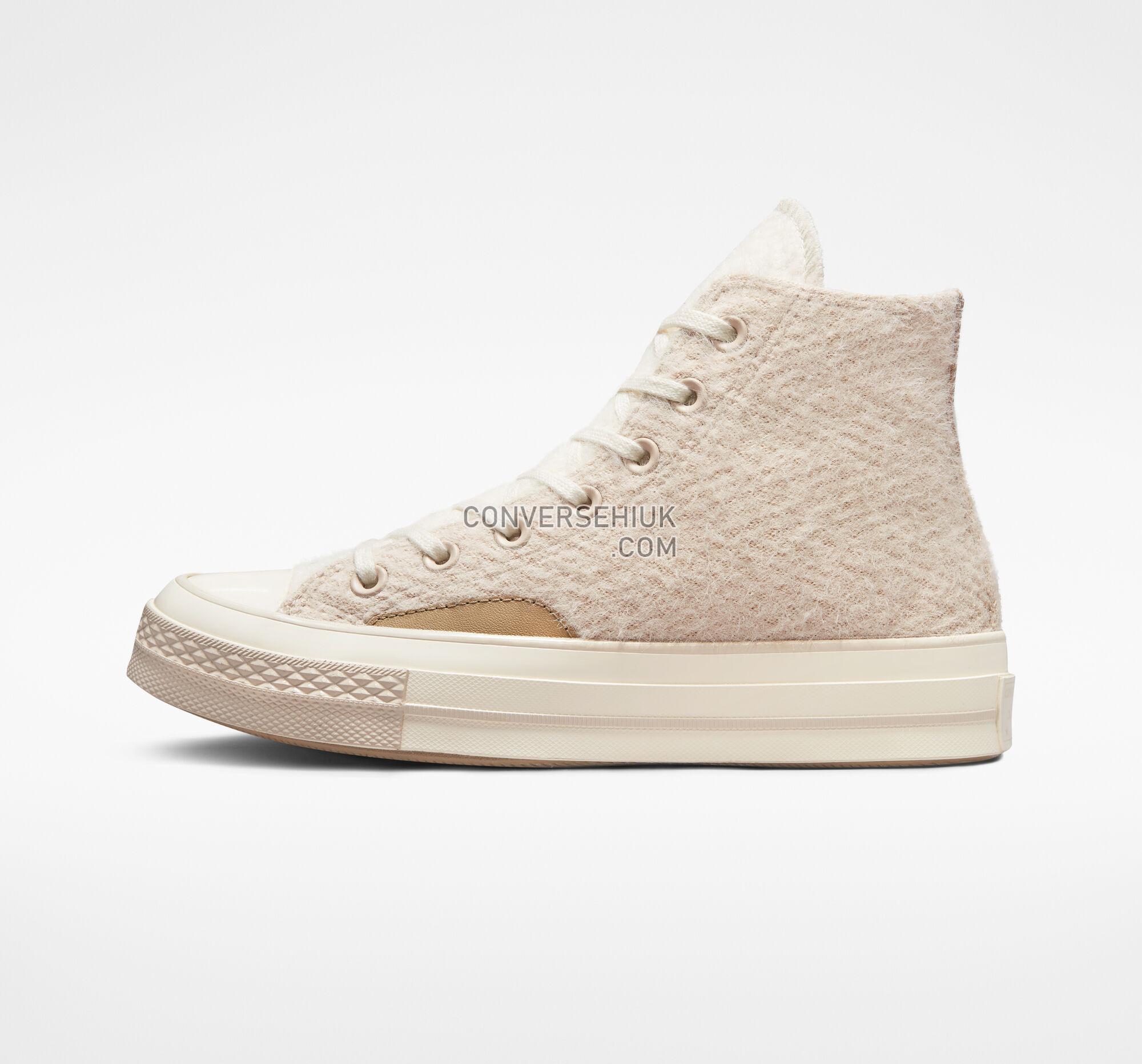 Converse Chuck 70 Cozy Knit Desert Sand/Nomad Khaki/Egret A01338C Shoes