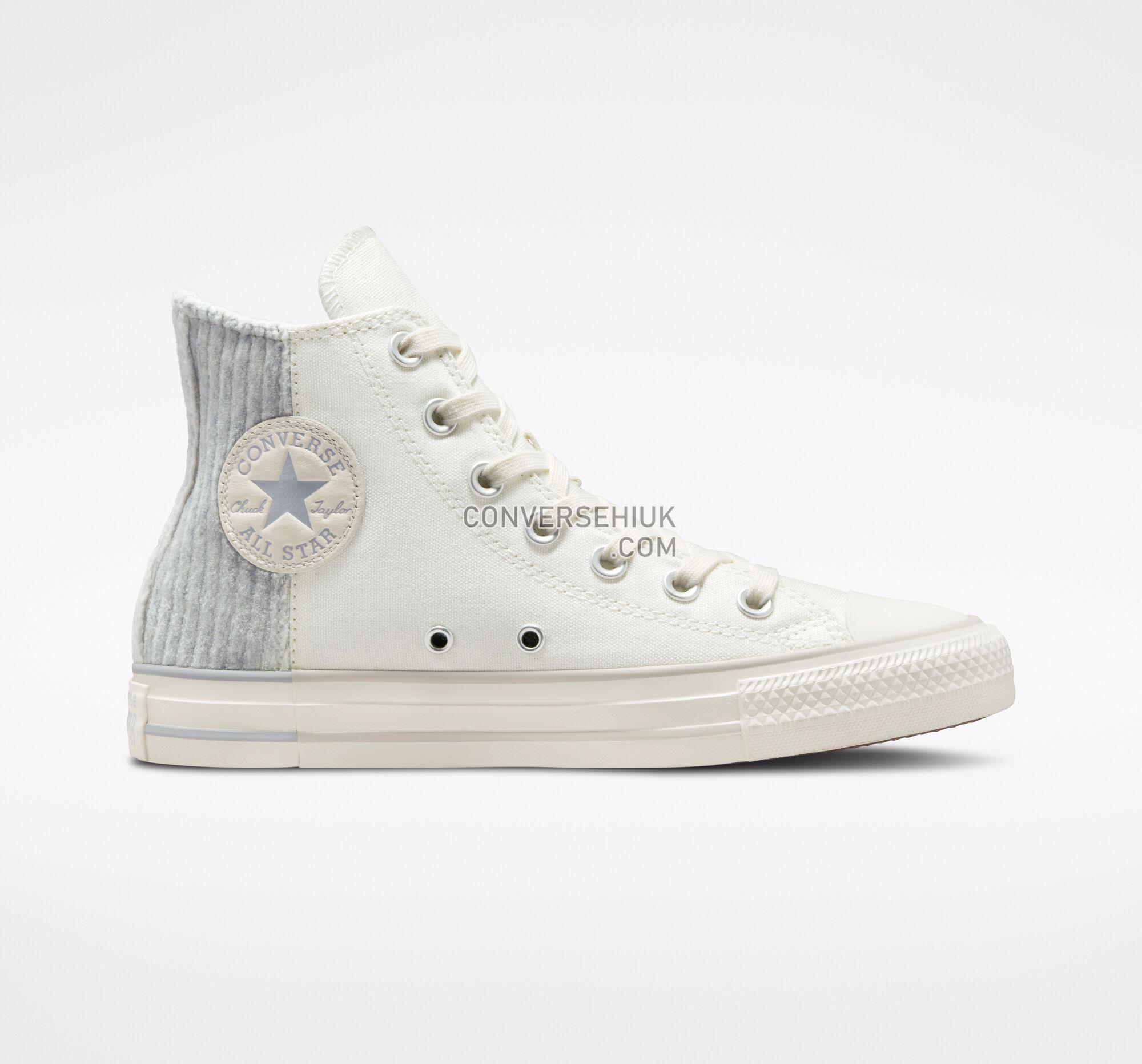 Converse Chuck Taylor All Star Velour Egret/Gravel/Egret A01342C Shoes