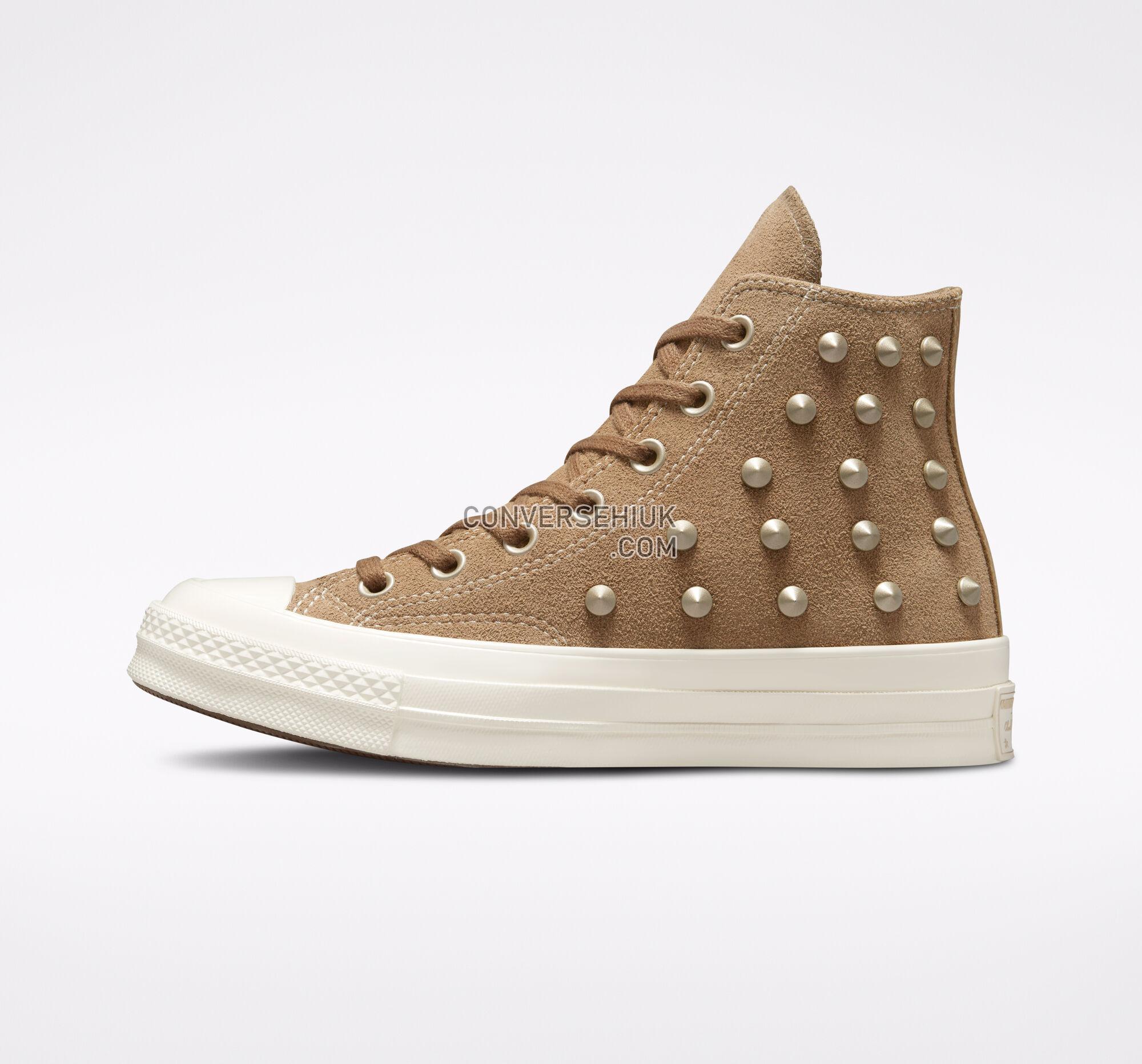 Converse Chuck 70 Suede Studs Sand Dune/Egret/Light Gold A04273C Shoes