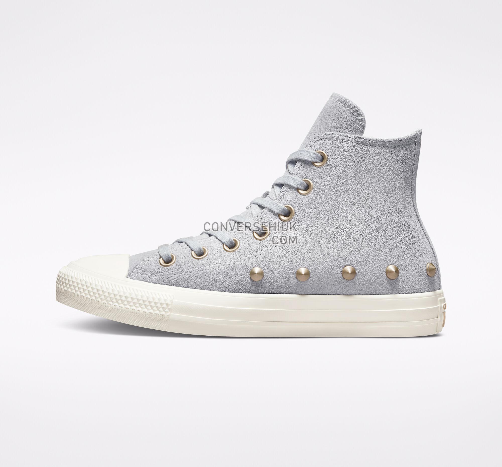 Converse Chuck Taylor All Star Suede Studs Gravel/Light Gold/Egret A04265C Shoes