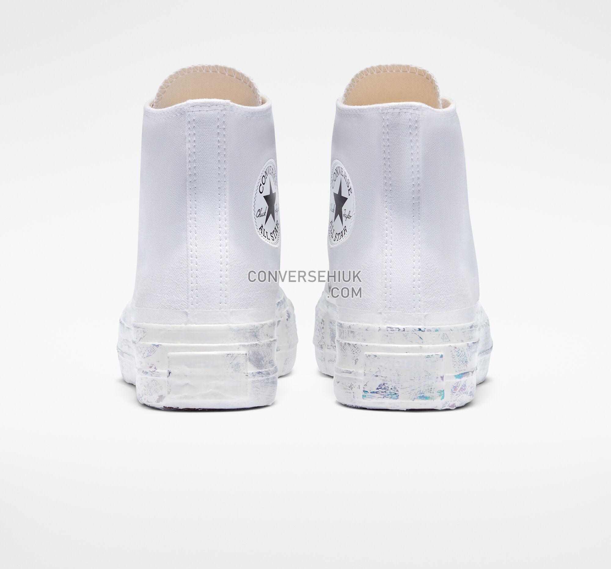 Converse Chuck Taylor All Star Lift Platform White Iridescent White Iridescent A03337C Shoes