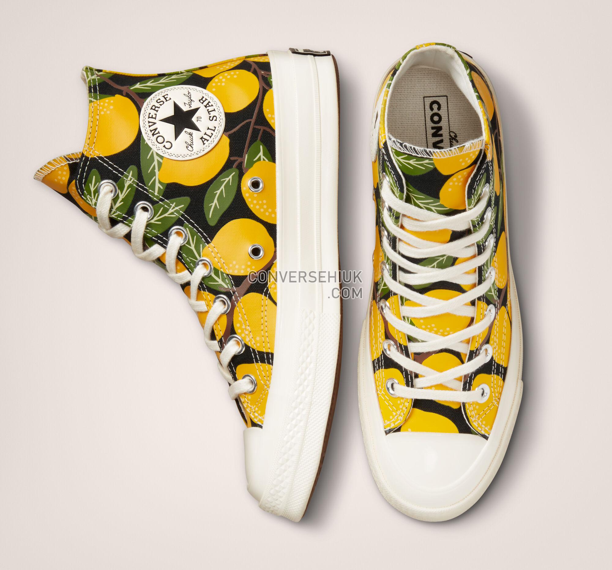 Converse Chuck 70 Lemons Black/Amarillo/Treeline A03178C Shoes