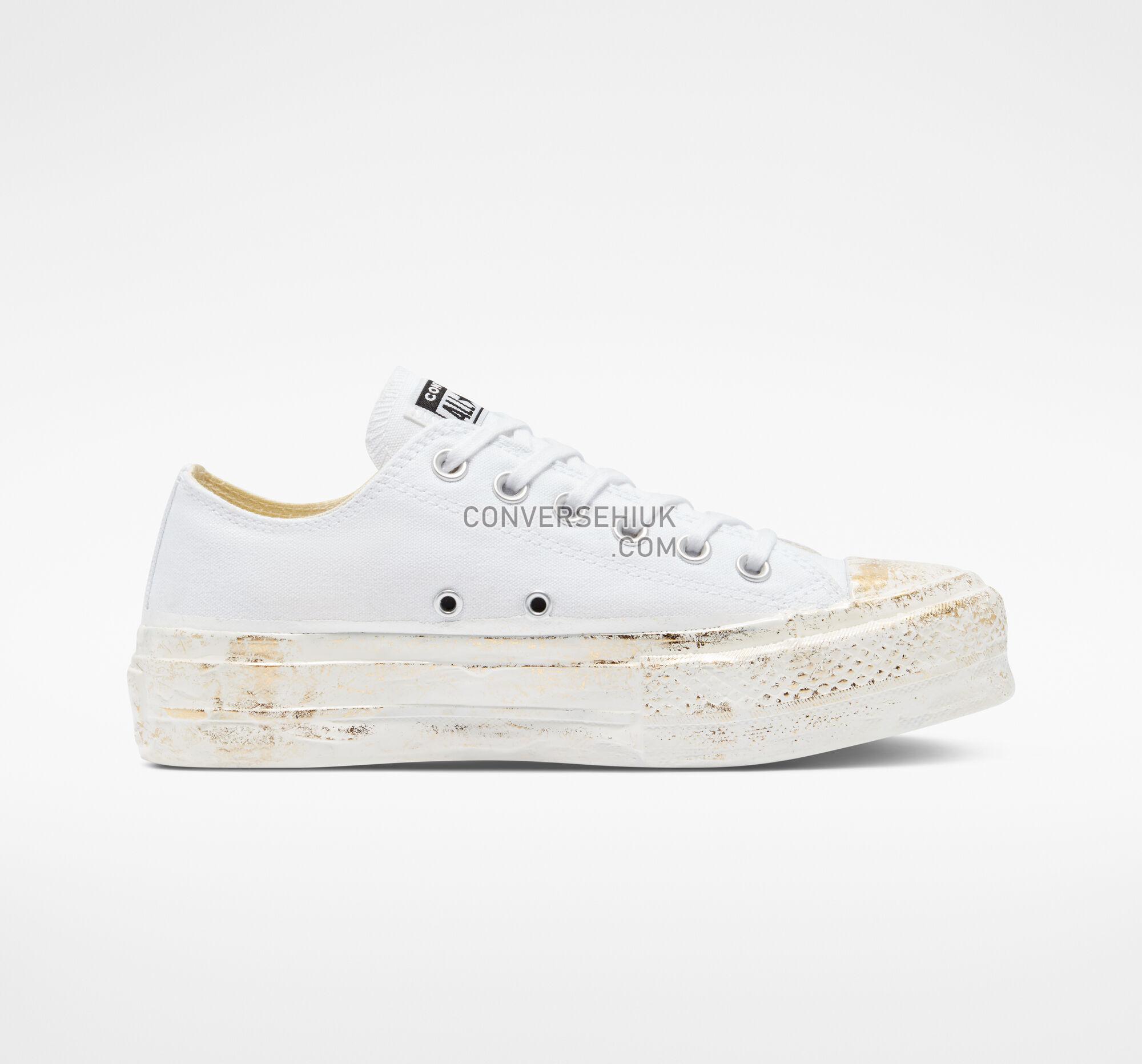 Converse Chuck Taylor All Star Lift Platform Gold Iridescent Gold Iridescent A03338C Shoes