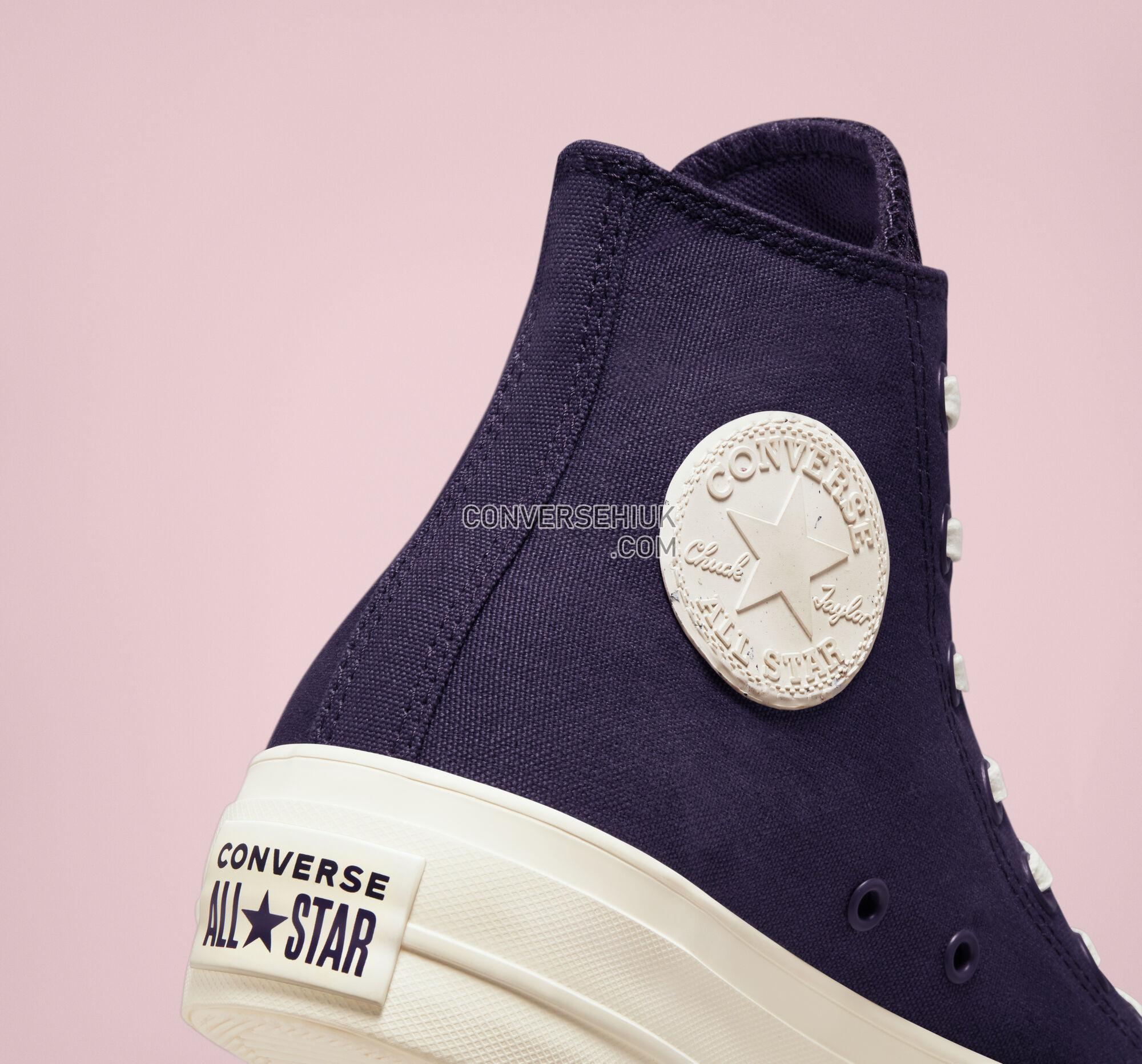 Converse Chuck Taylor All Star Lift Platform Tonal Jacquard Dark Raisin/Dark Raisin/Egret A00887C Shoes