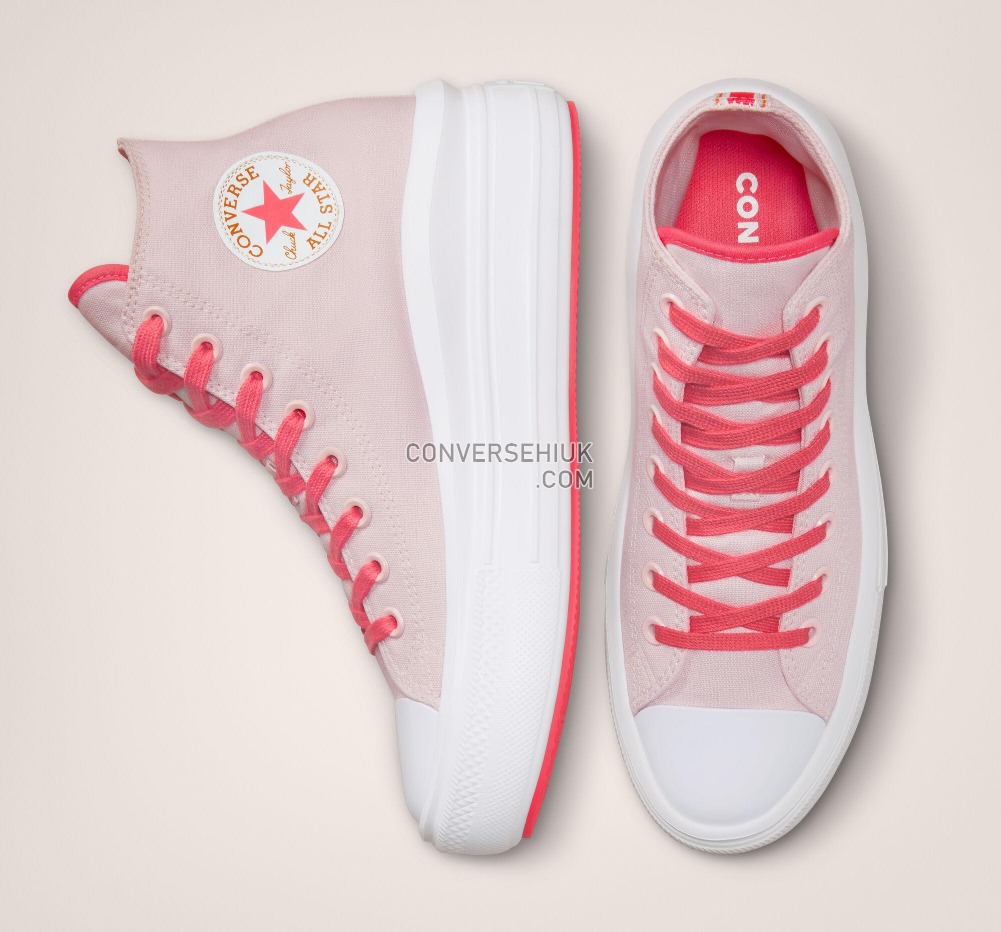 Converse Chuck Taylor All Star Move Platform Color Pop Barely Rose/Strawberry Jam A00865C Shoes