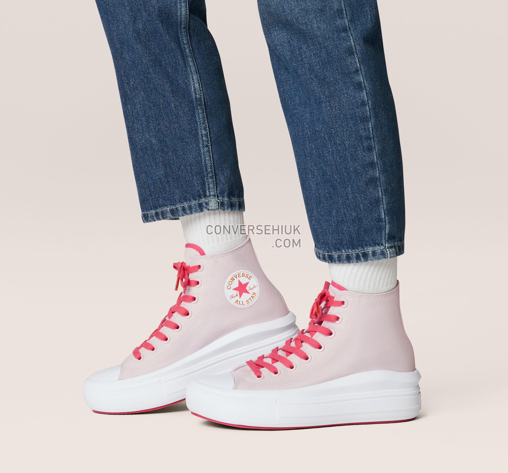 Converse Chuck Taylor All Star Move Platform Color Pop Barely Rose/Strawberry Jam A00865C Shoes