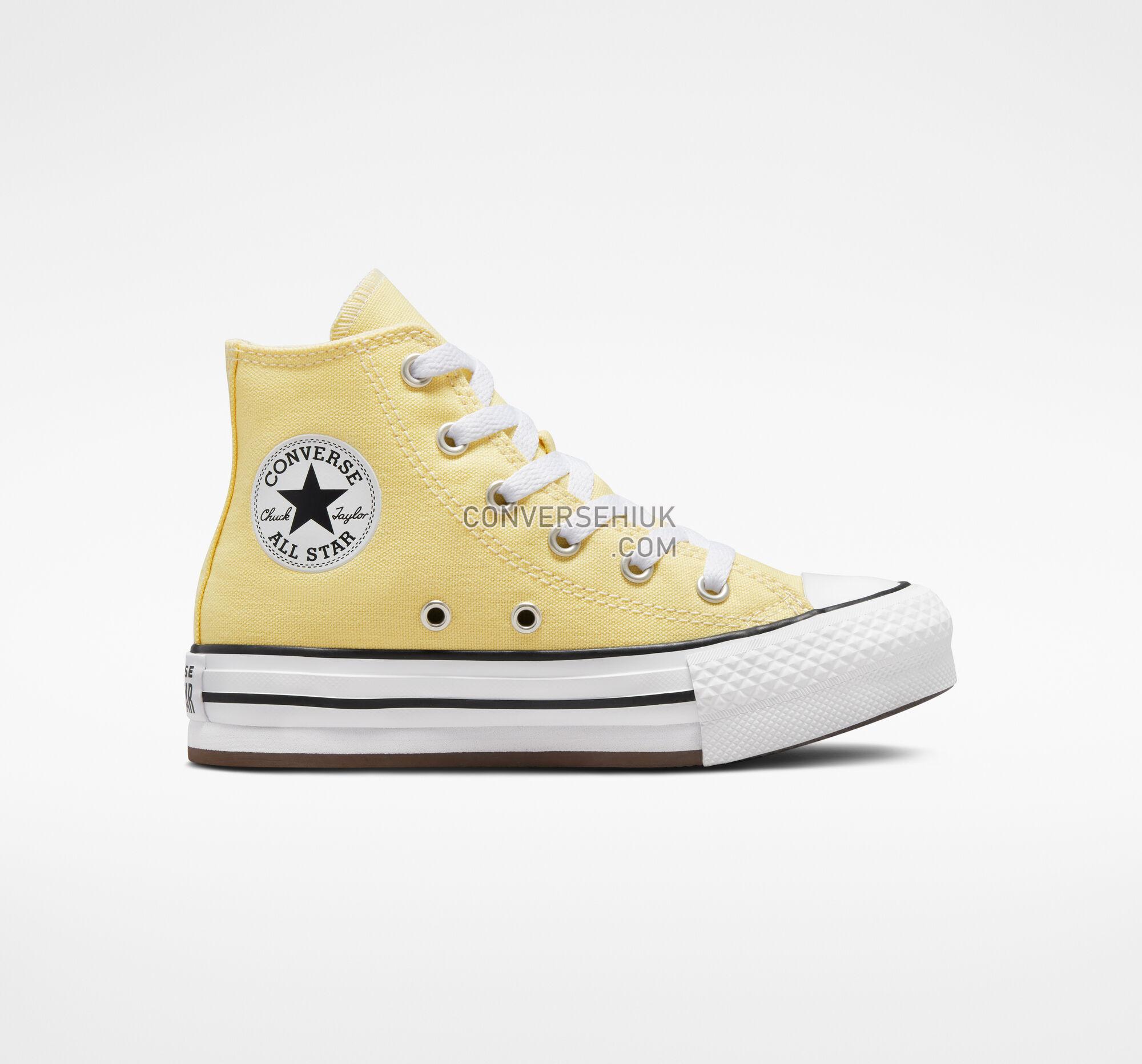 Converse Chuck Taylor All Star Lift Platform Soft Sunshine/White/Black A02490C Shoes