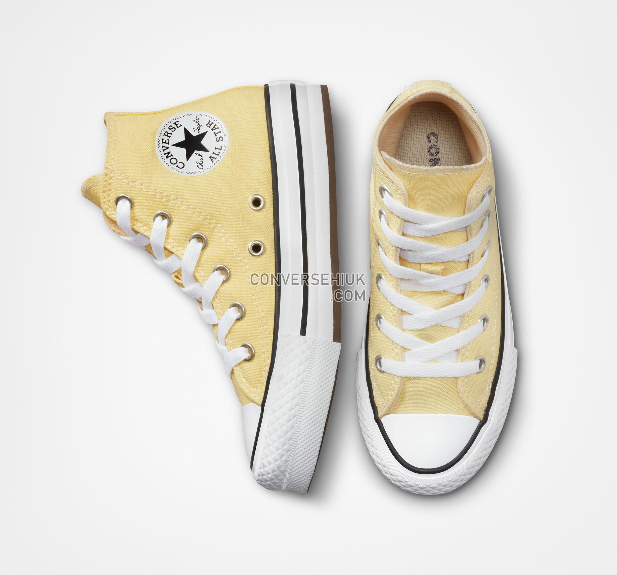 Converse Chuck Taylor All Star Lift Platform Soft Sunshine/White/Black A02490C Shoes