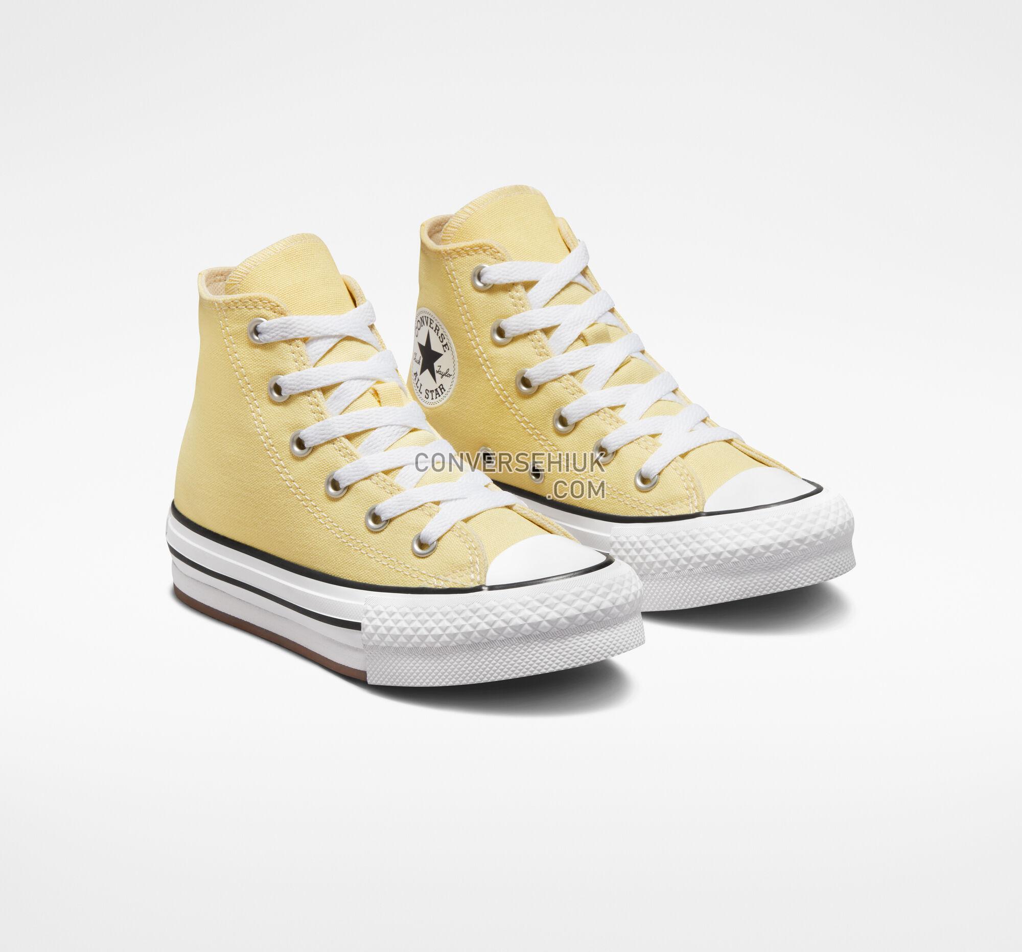 Converse Chuck Taylor All Star Lift Platform Soft Sunshine/White/Black A02490C Shoes