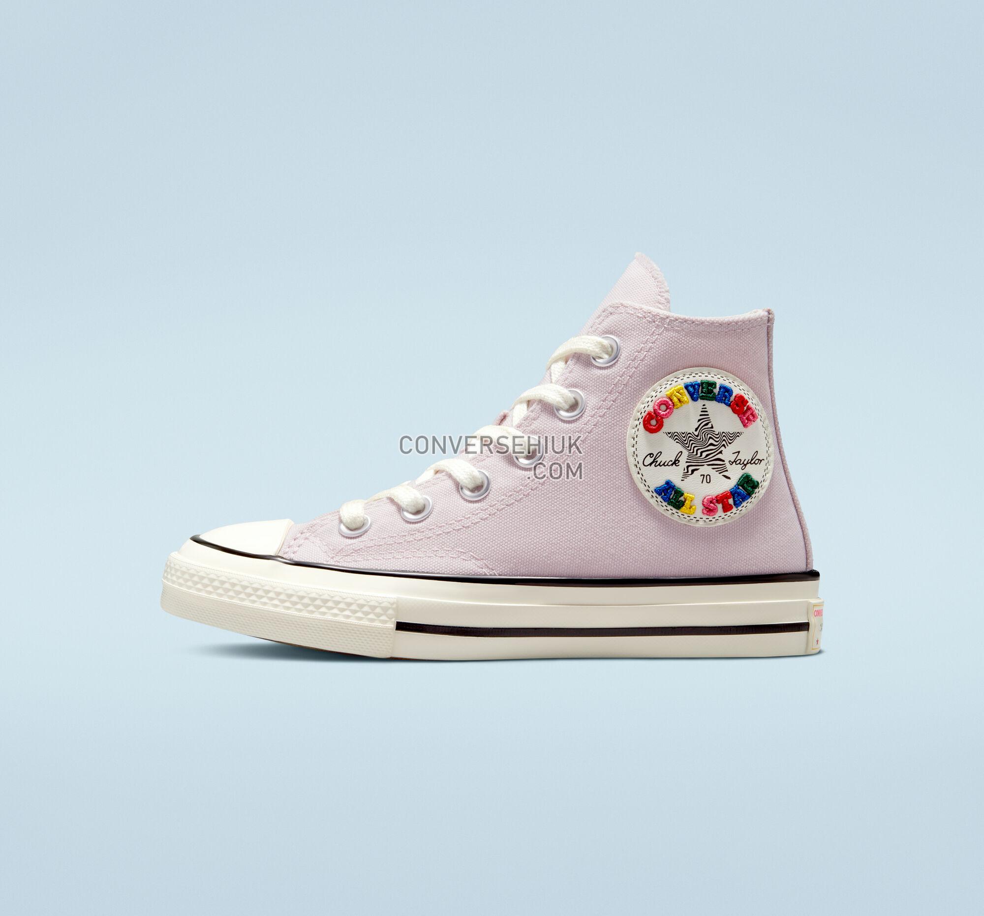 Converse Chuck 70 Happy Patch Barely Rose/Black/Egret A01047C Shoes